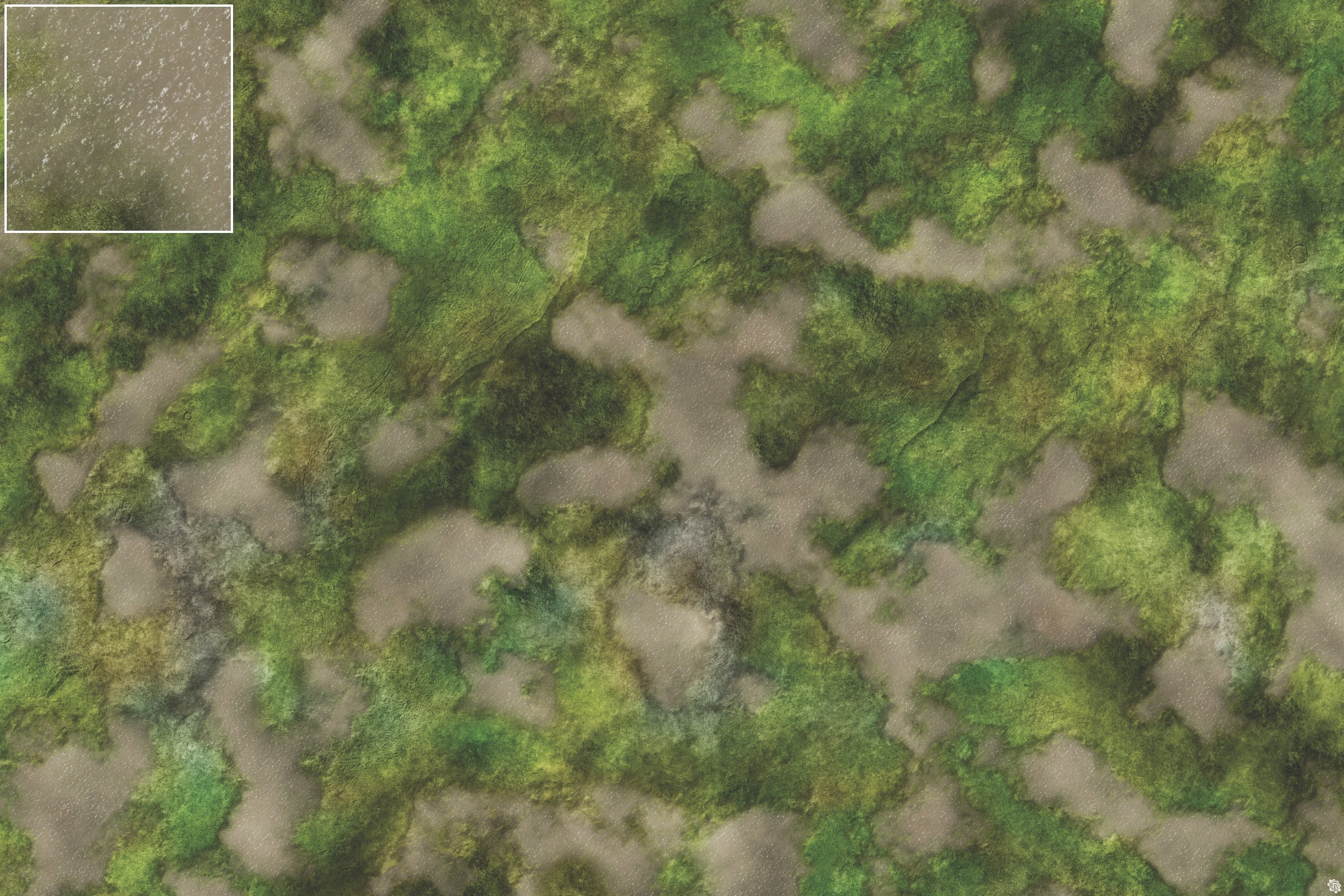 Mats by Mars: Bayou Country Tabletop Wargaming Play Mat