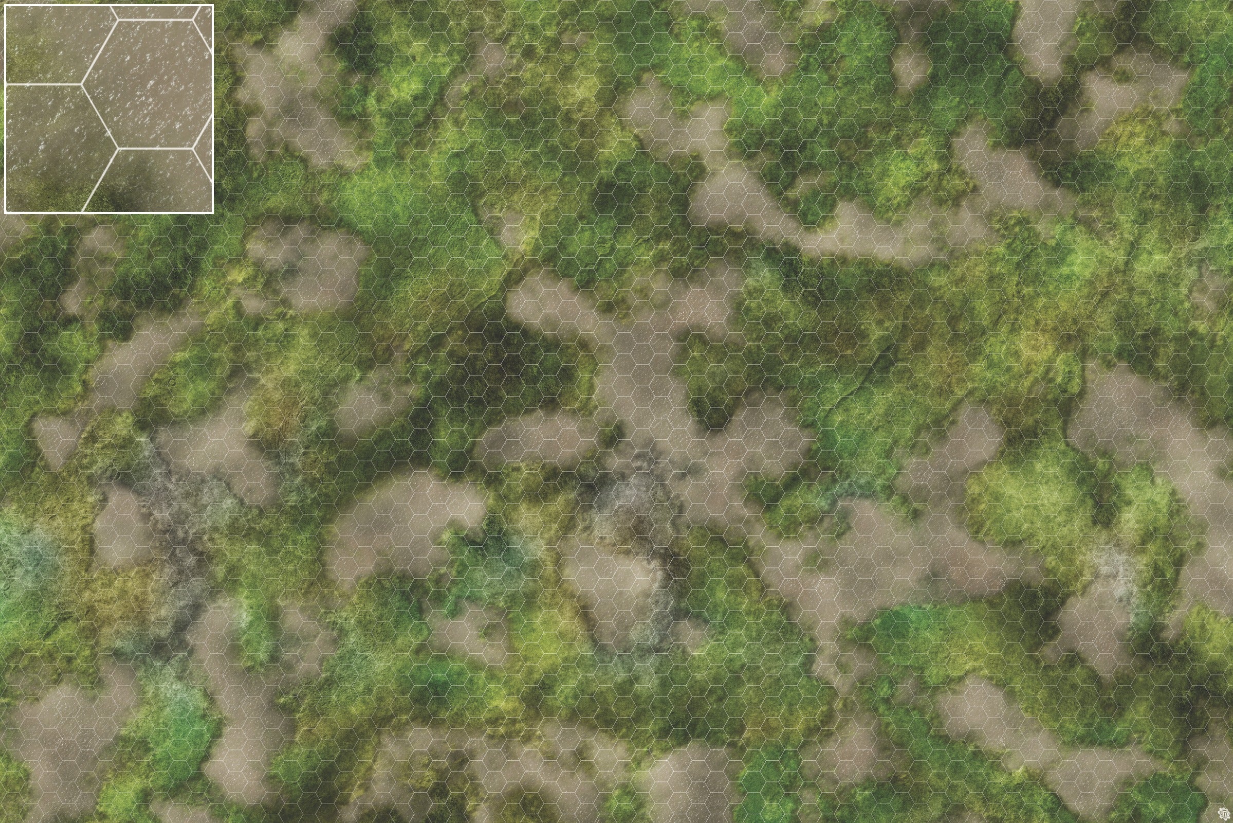 Mats by Mars: Bayou Country Tabletop Wargaming Play Mat