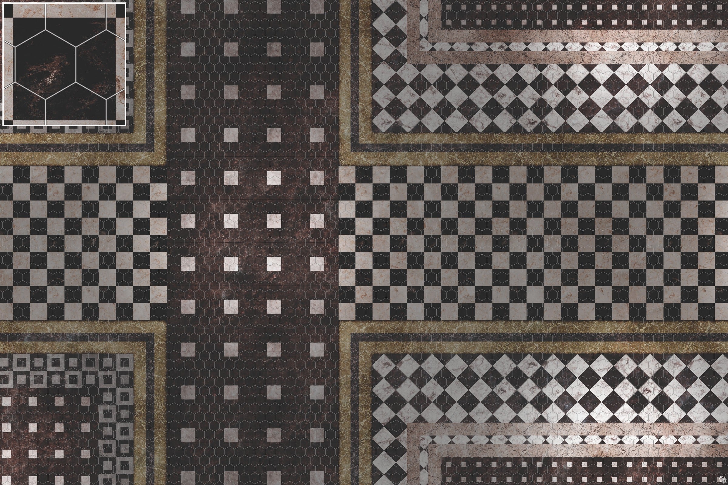 Mats by Mars: Manor Hall Tabletop Wargaming Play Mat