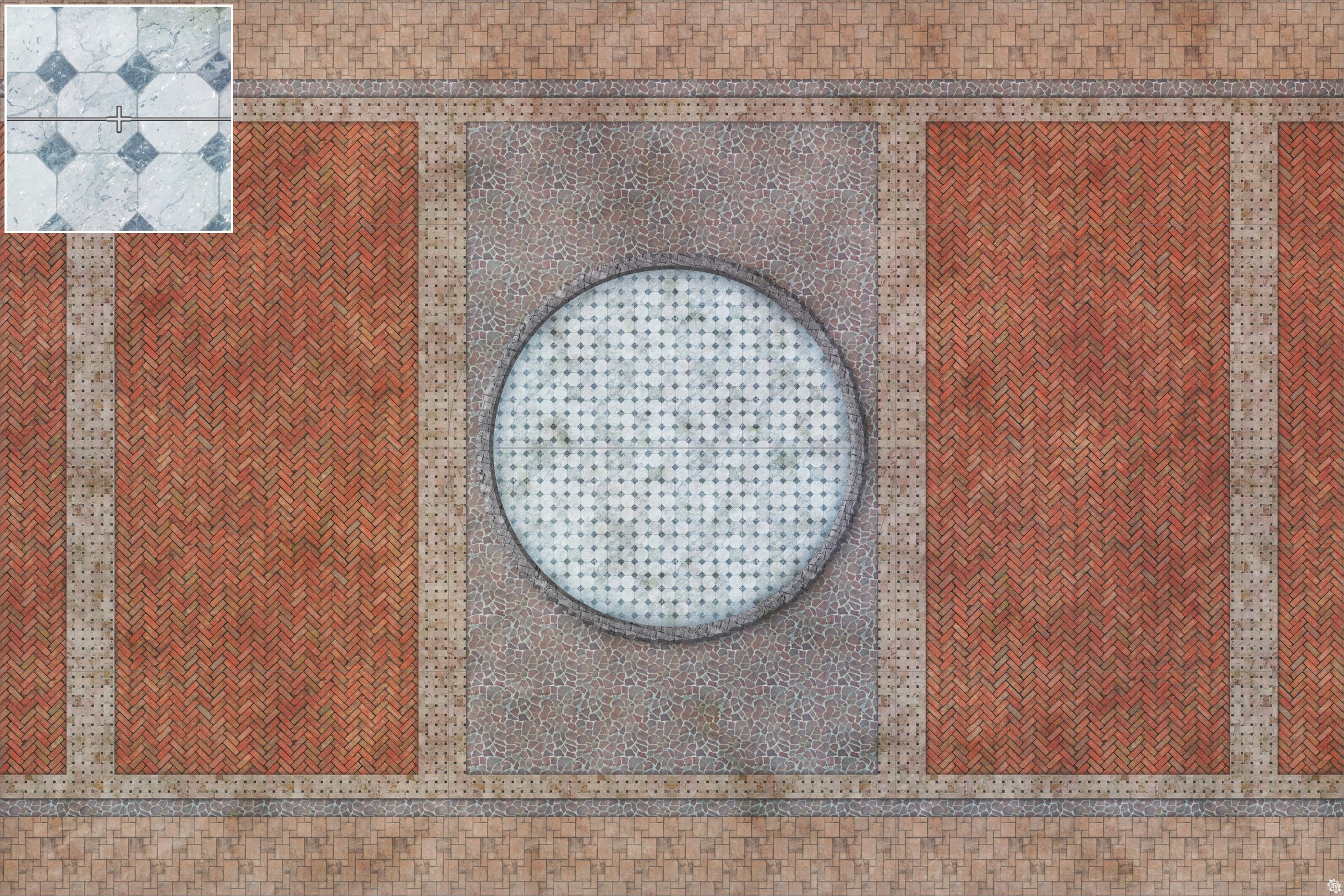Mats by Mars: Piazza Tabletop Wargaming Play Mat