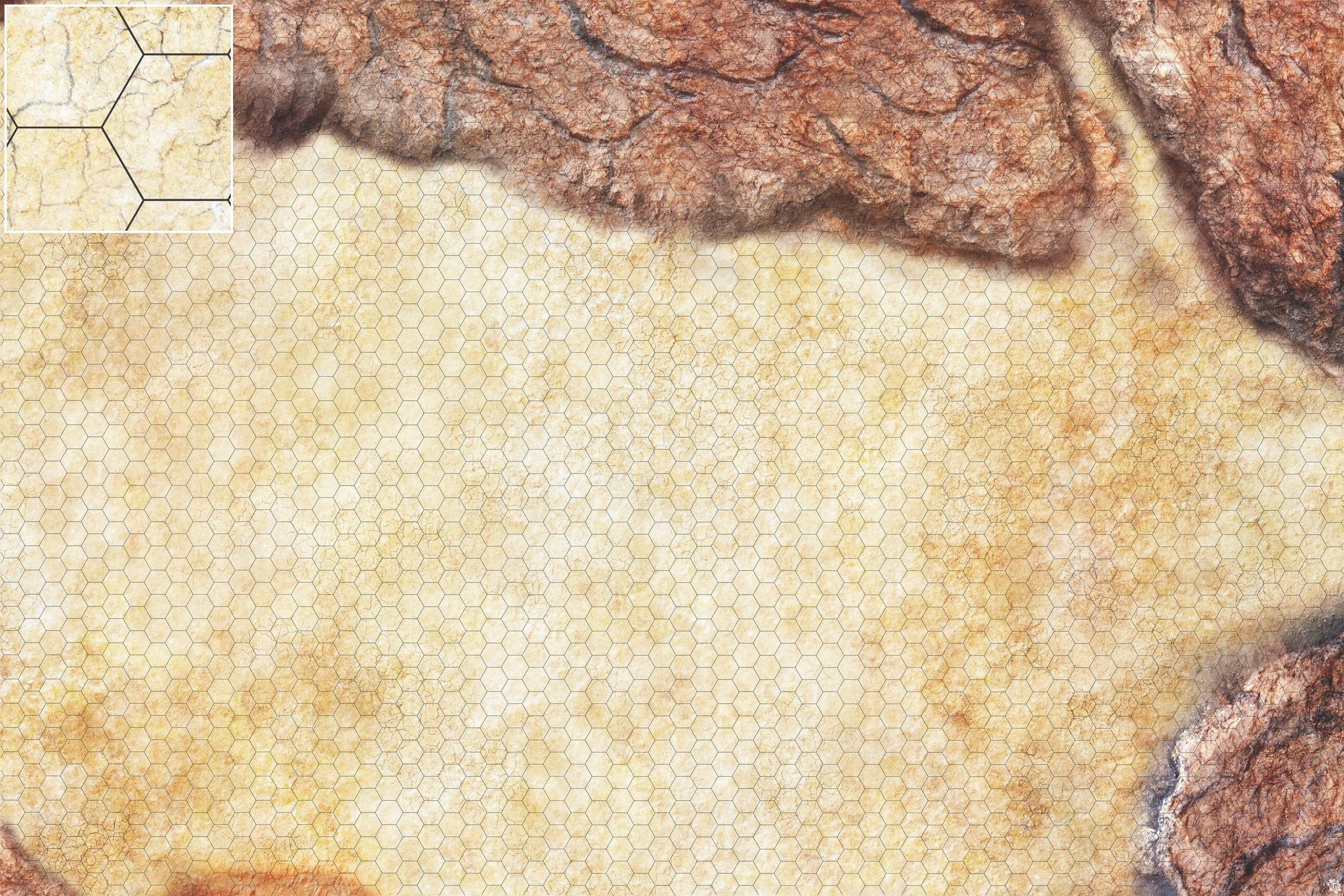 Mats by Mars: Desert Canyon Tabletop Wargaming Play Mat