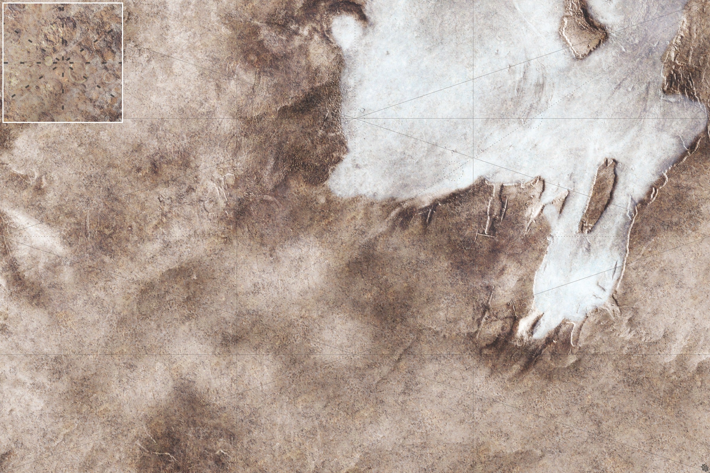Mats by Mars: Bleached Bone Gulch Tabletop Wargaming Play Mat