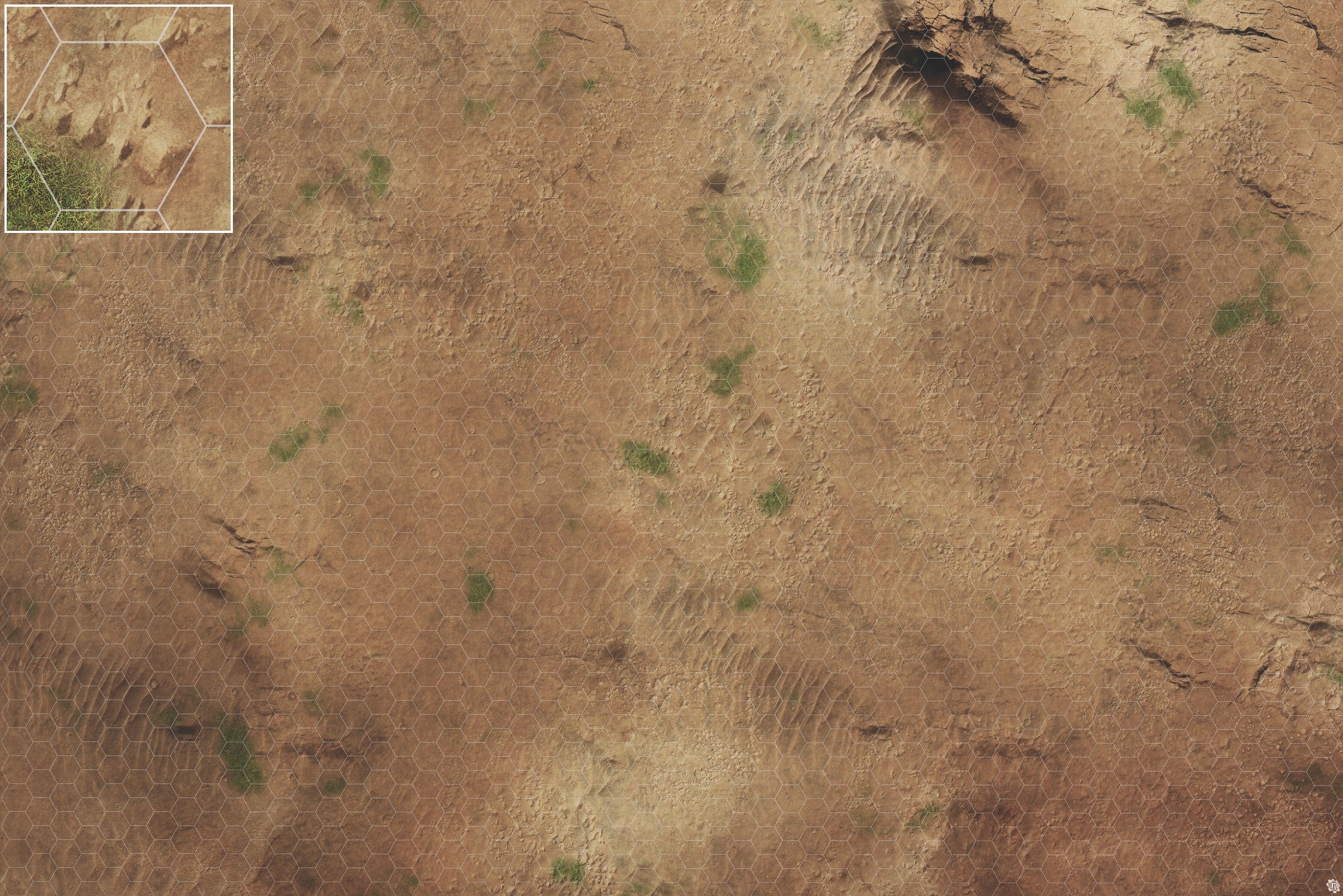 Mats by Mars: Blistering Expanse Wargaming Play Mat