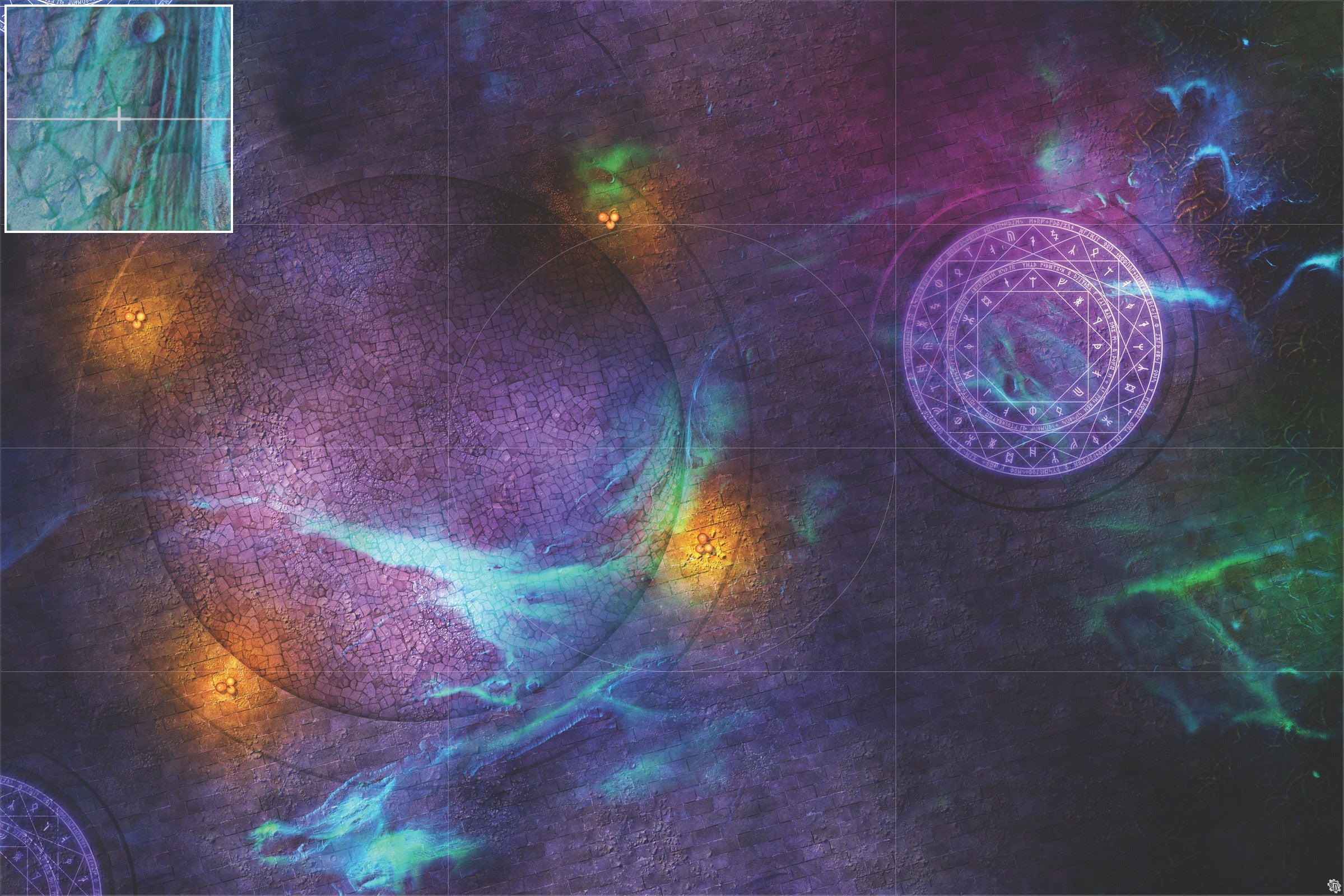 Mats by Mars: Witchlight Warding Wargaming Play Mat