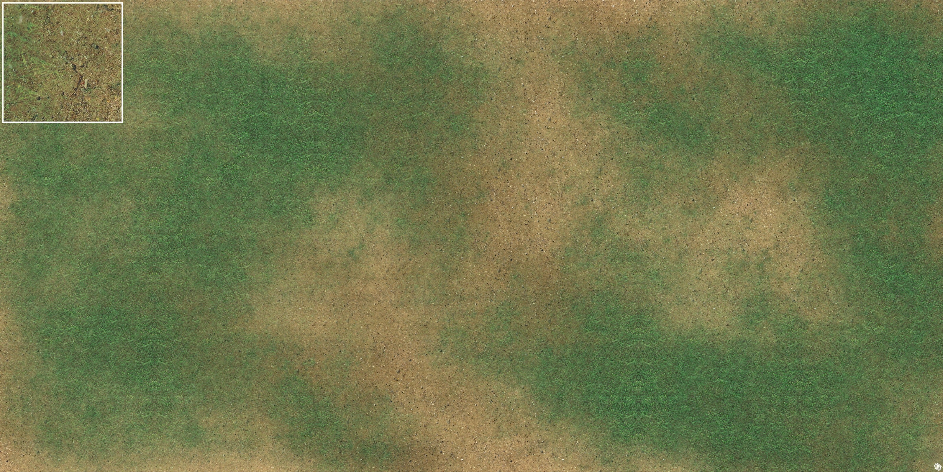 Mats by Mars: Grassy Spring Tabletop Wargaming Play Mat