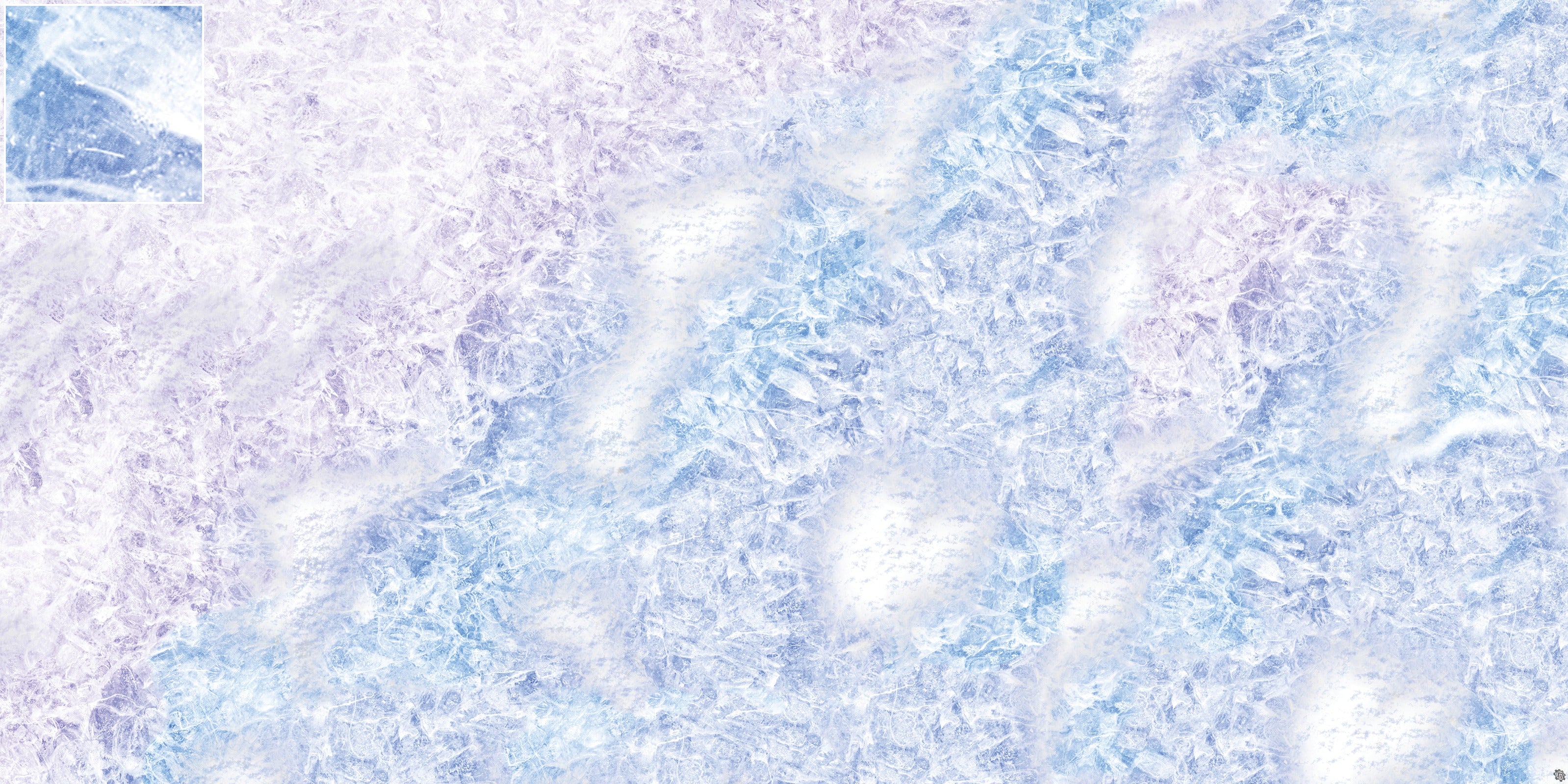 Mats by Mars: Frozen Lake Tabletop Wargaming Play Mat