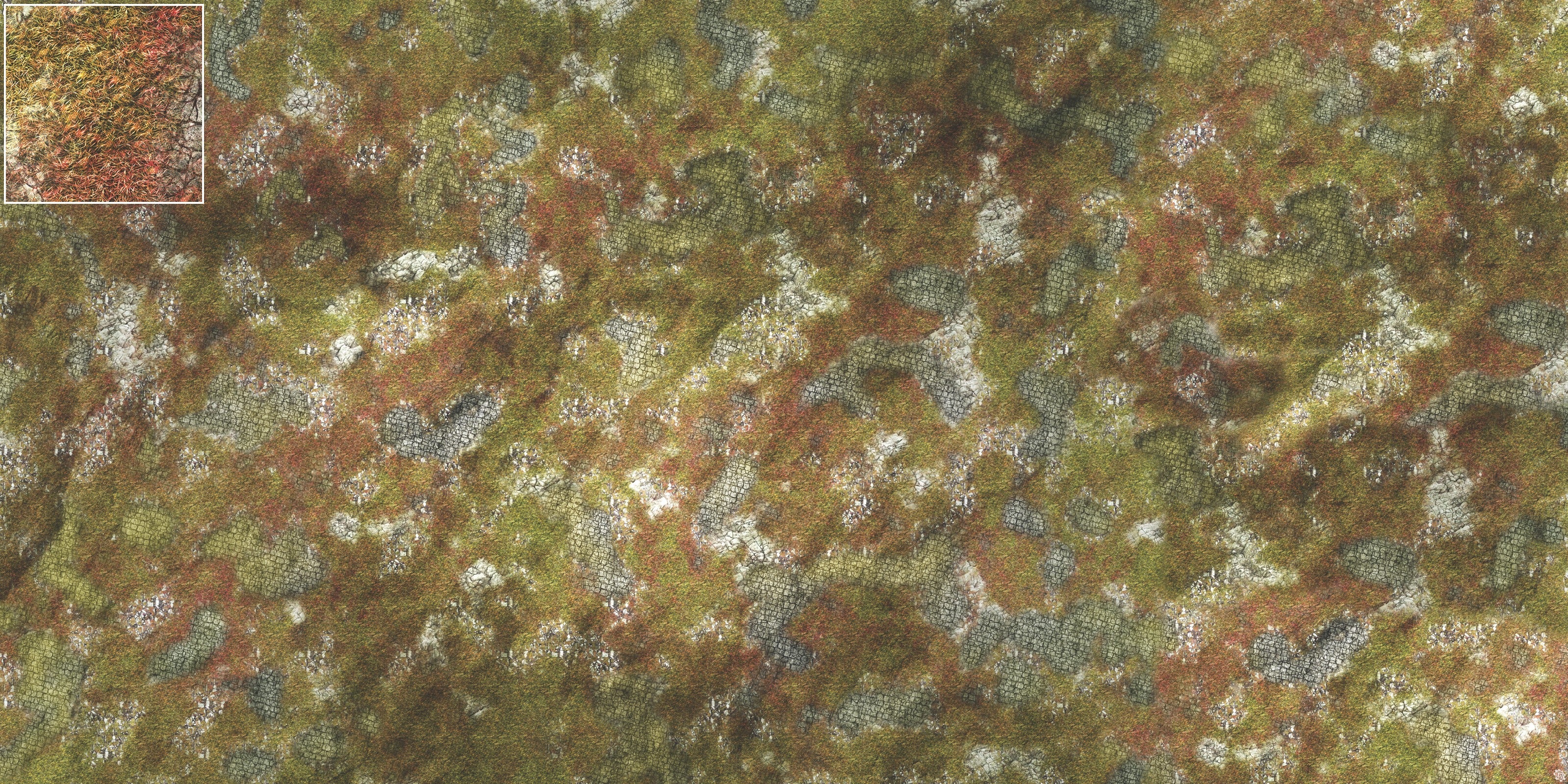 Mats by Mars: Abandoned City Tabletop Wargaming Play Mat