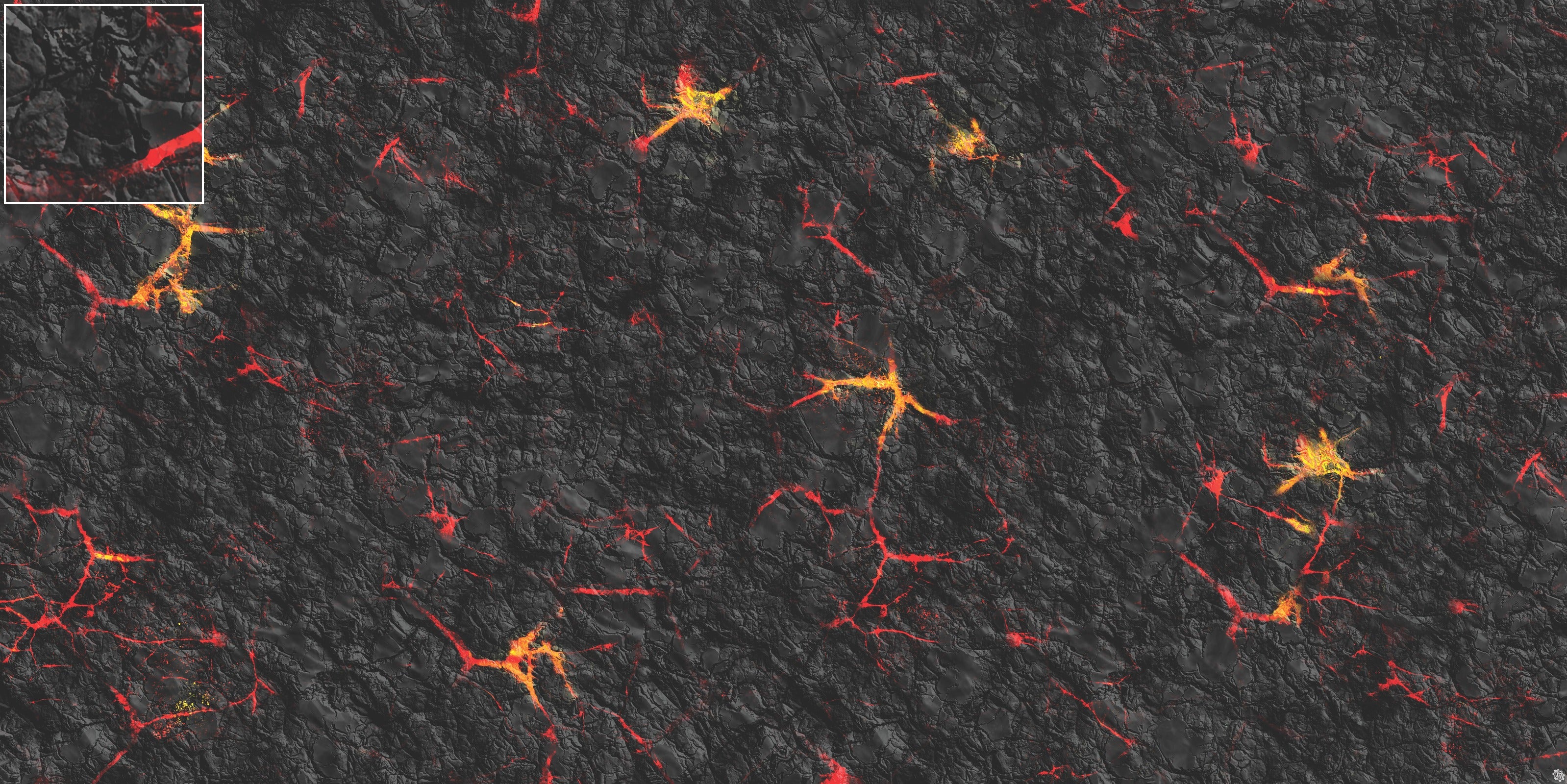 Mats by Mars: Molten Crust Tabletop Wargaming Play Mat
