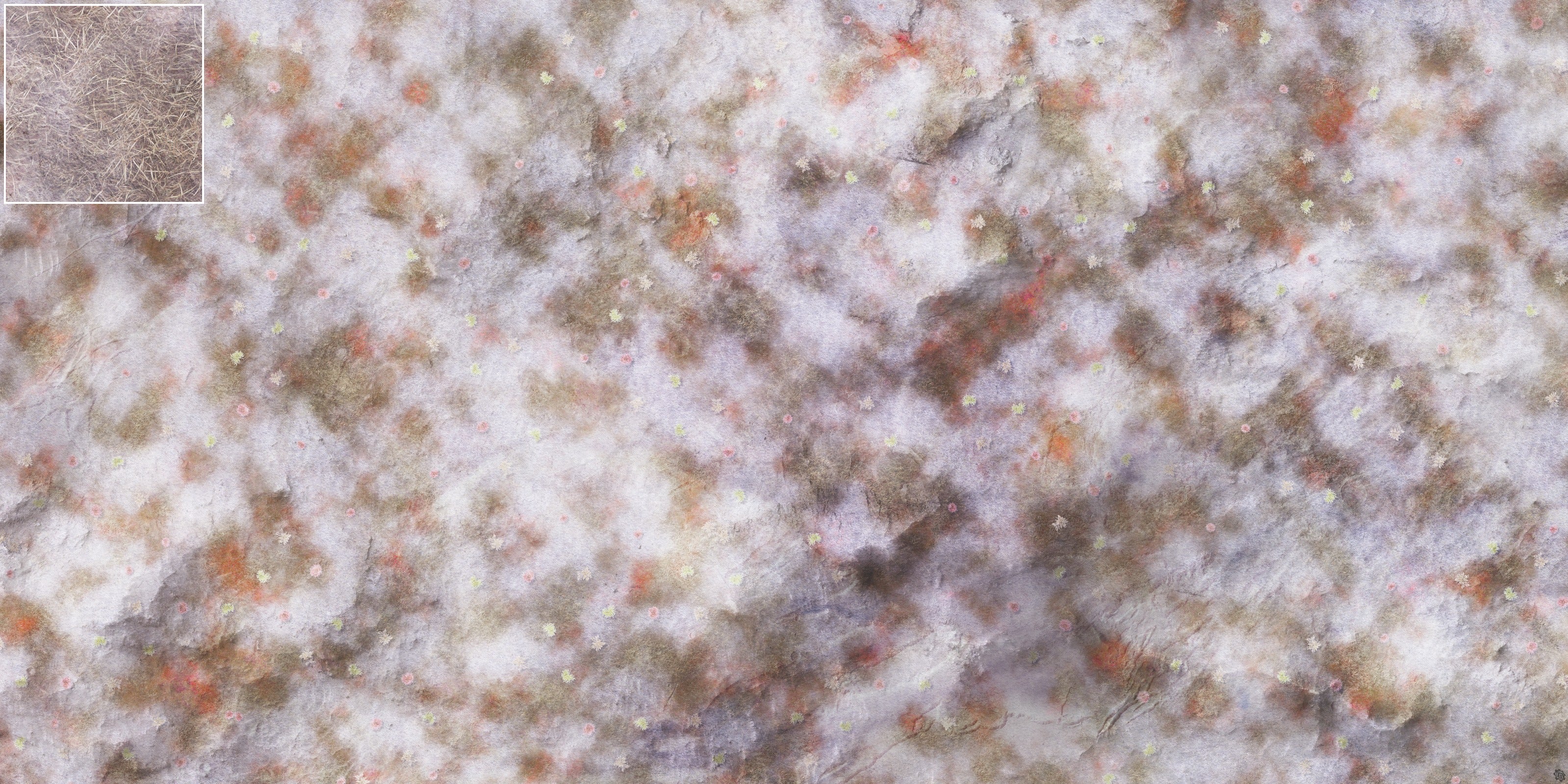 Mats by Mars: Hinterland Snow Tabletop Wargaming Play Mat