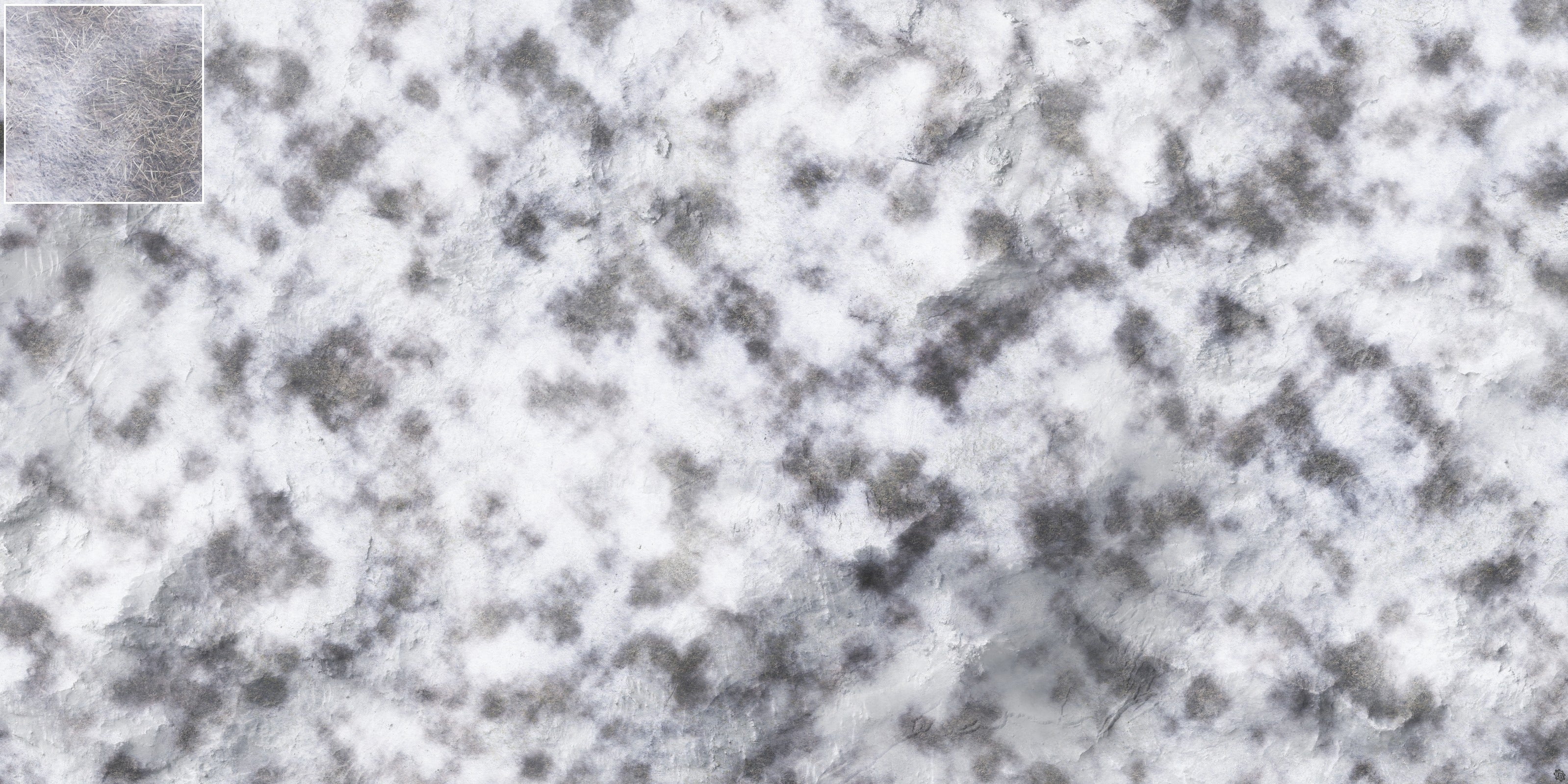 Mats by Mars: Frozen Wasteland Tabletop Wargaming Play Mat