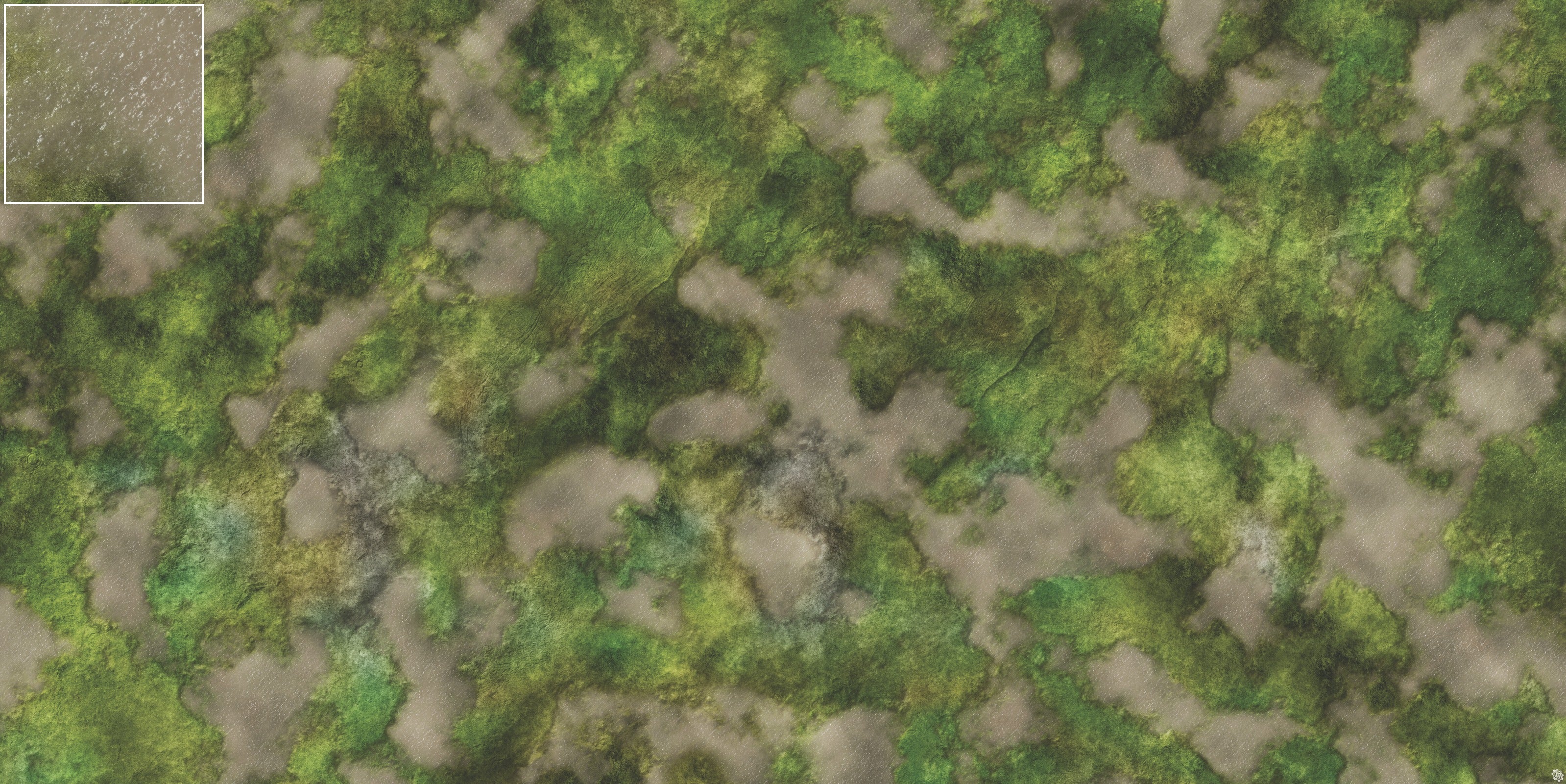 Mats by Mars: Bayou Country Tabletop Wargaming Play Mat