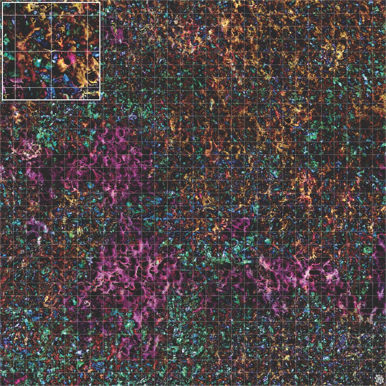 Mats by Mars: Mushroom Forest Tabletop Wargaming Play Mat