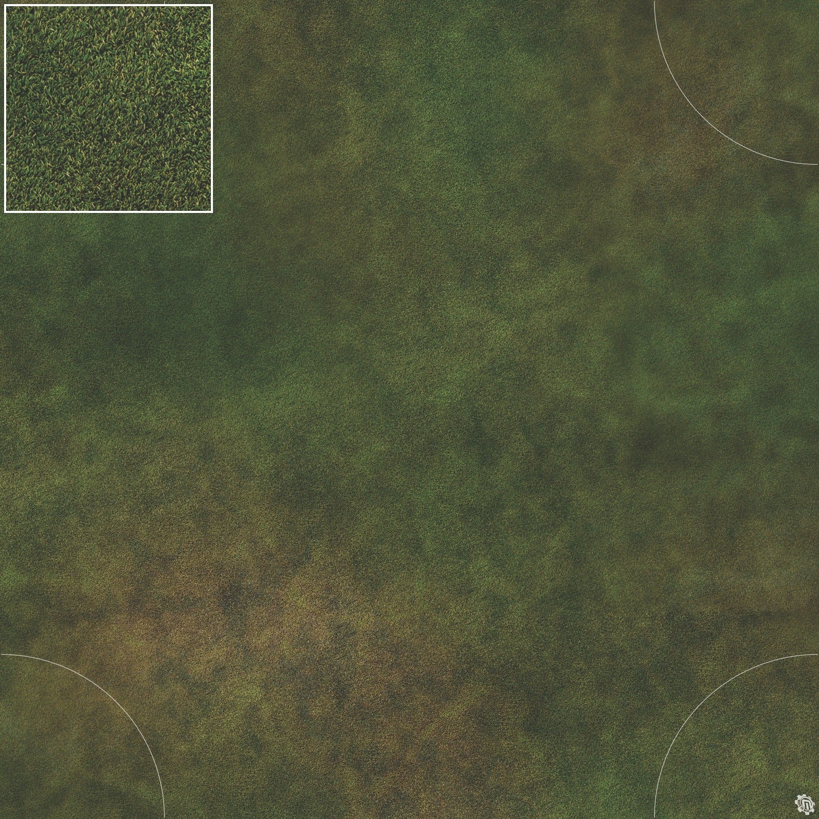 Mats by Mars: Green Meadow Tabletop Wargaming Play Mat