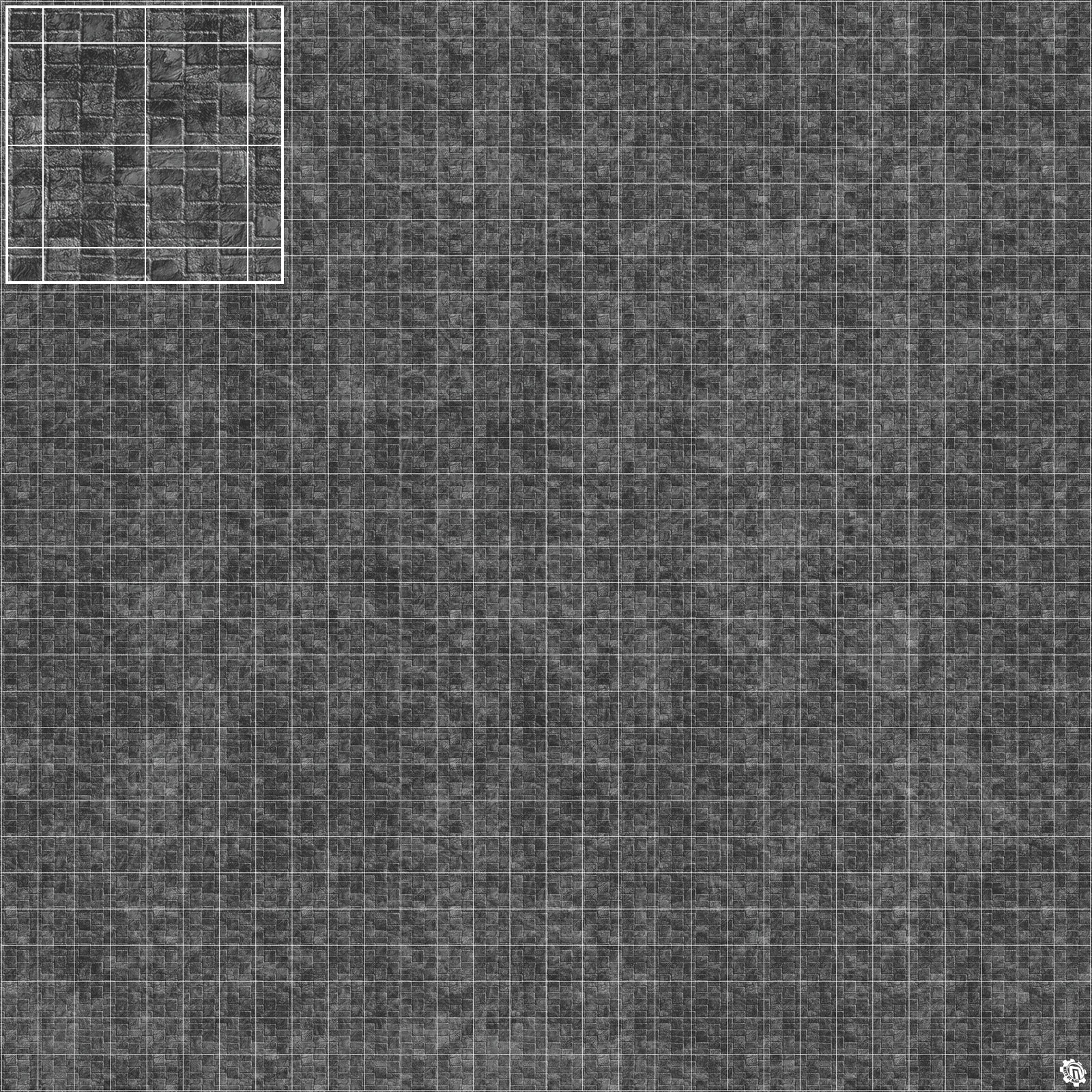 Mats by Mars: Sett in Stone (Grey) Tabletop Wargaming Play Mat
