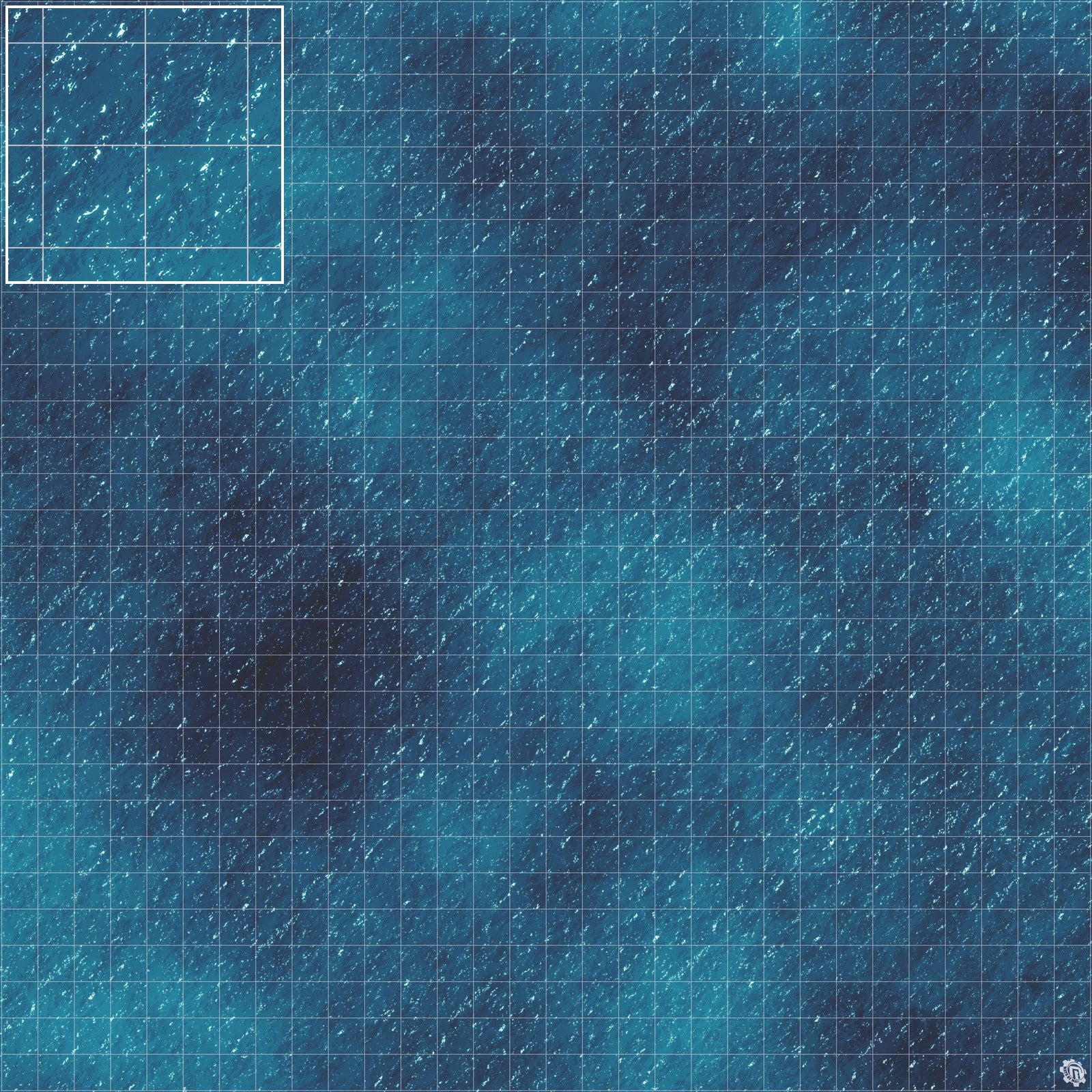Mats by Mars: Dark Caribbean Tabletop Wargaming Play Mat