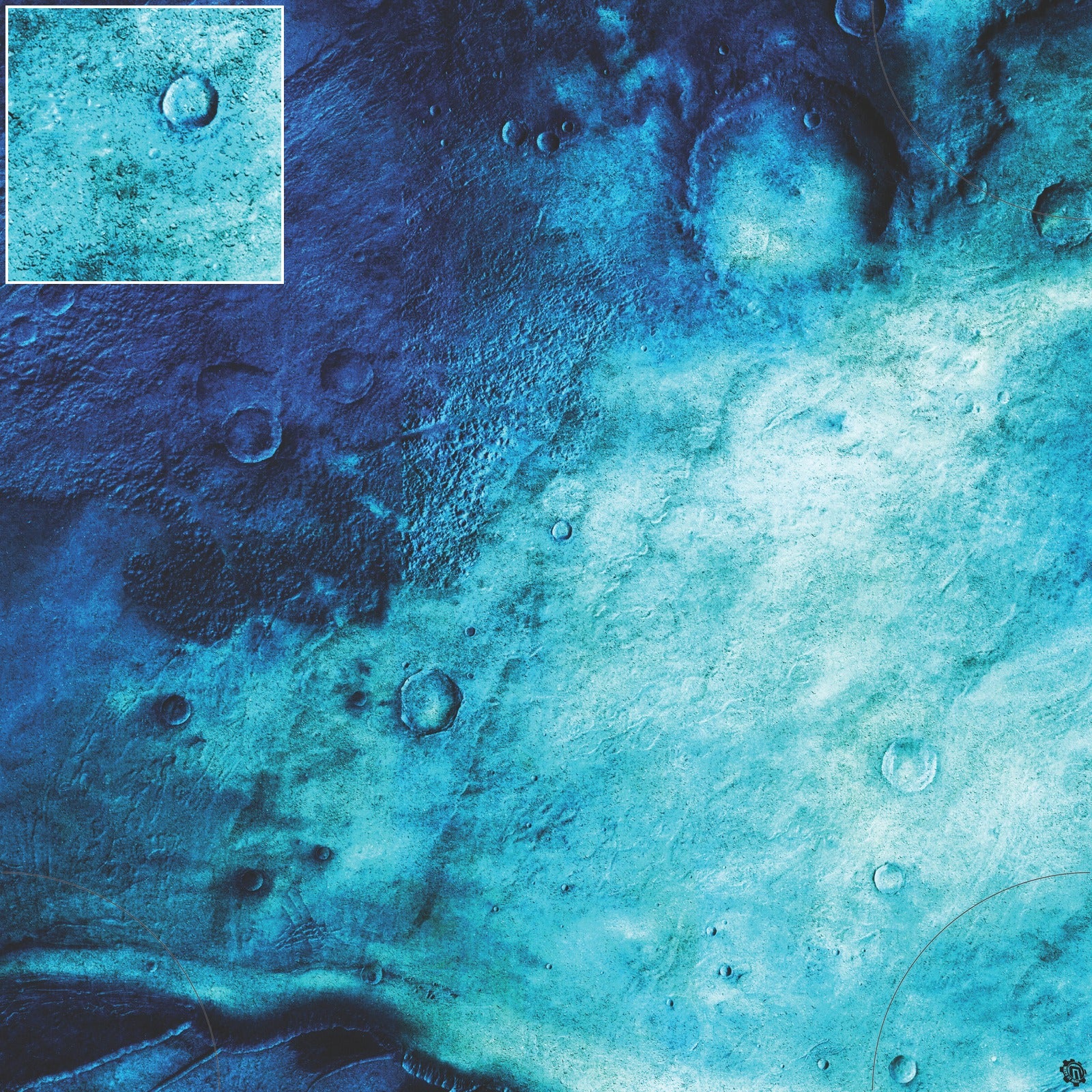 Mats by Mars: Rimecrust Tabletop Wargaming Play Mat