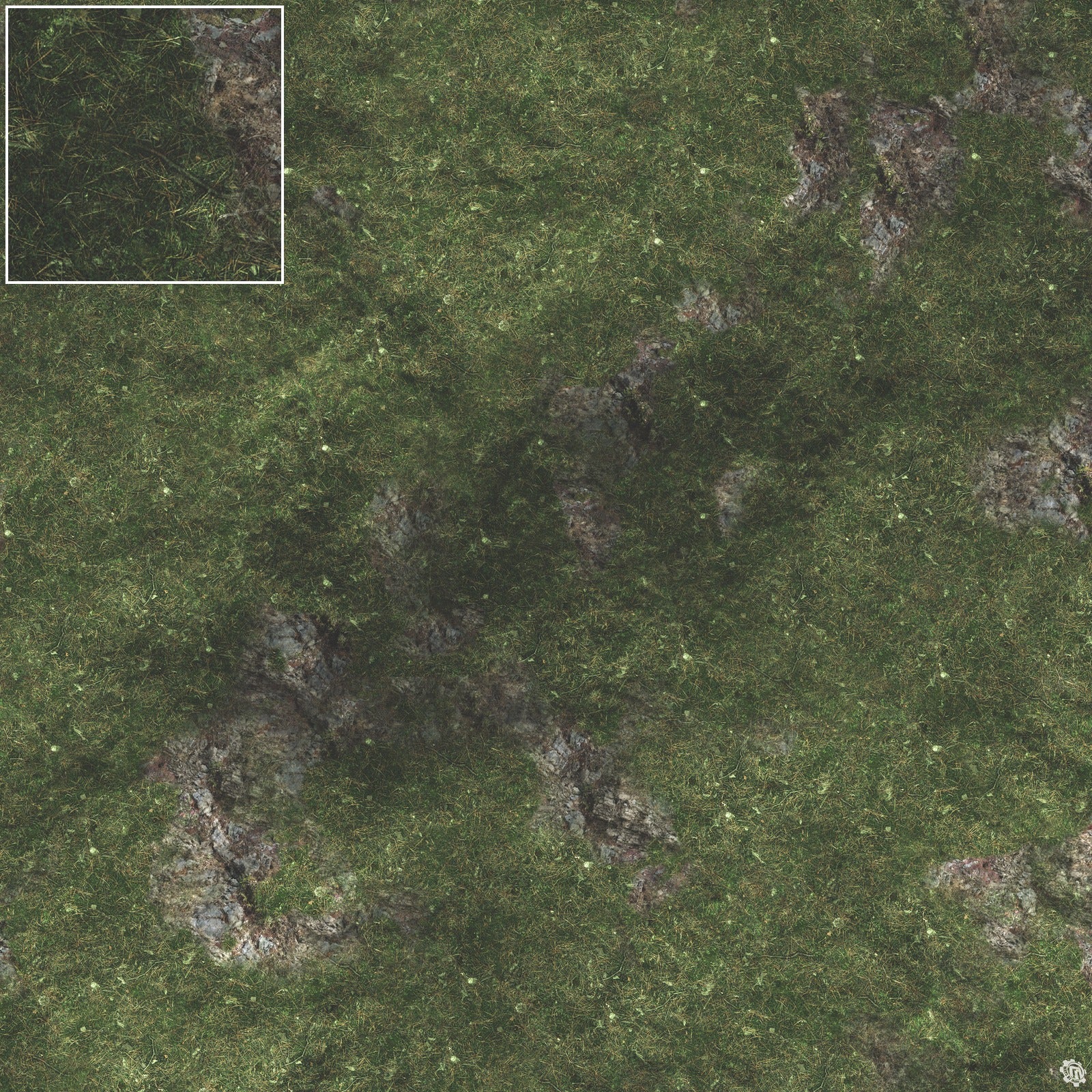 Mats by Mars: Green Hills Tabletop Wargaming Play Mat