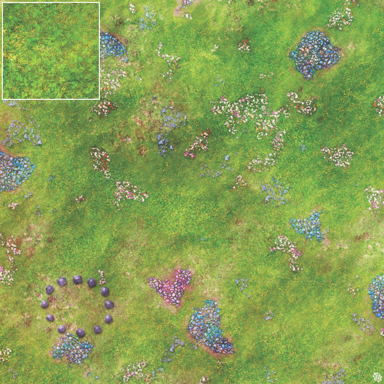 Mats by Mars: Faewild Fields Tabletop Wargaming Play Mat