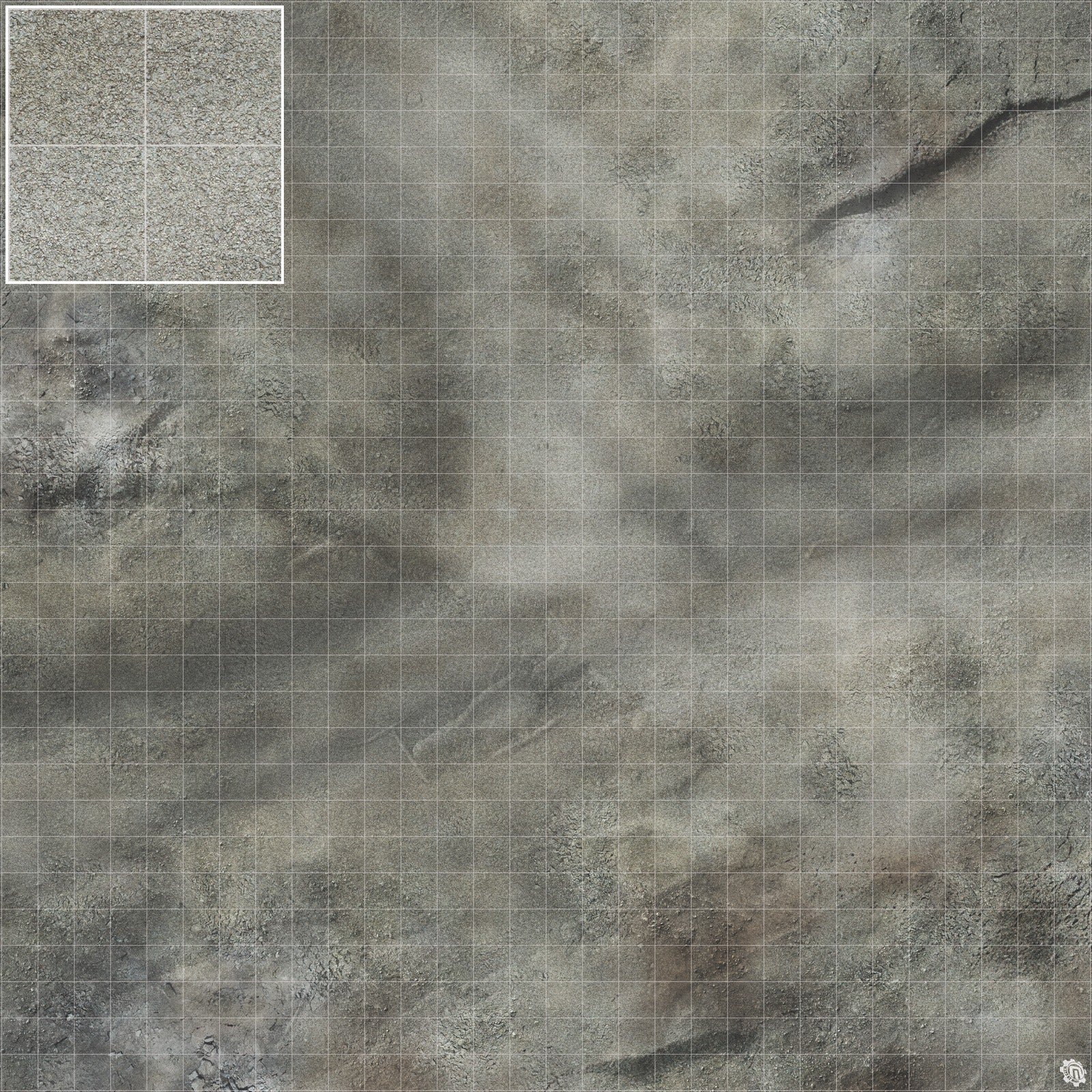 Mats by Mars: Ashen Wastes Tabletop Wargaming Play Mat