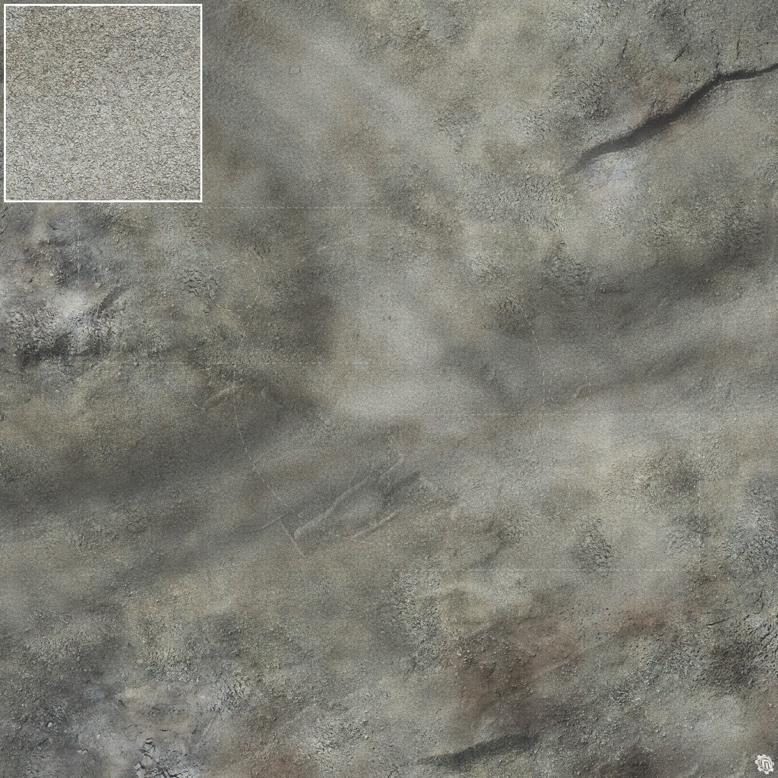 Mats by Mars: Ashen Wastes Tabletop Wargaming Play Mat