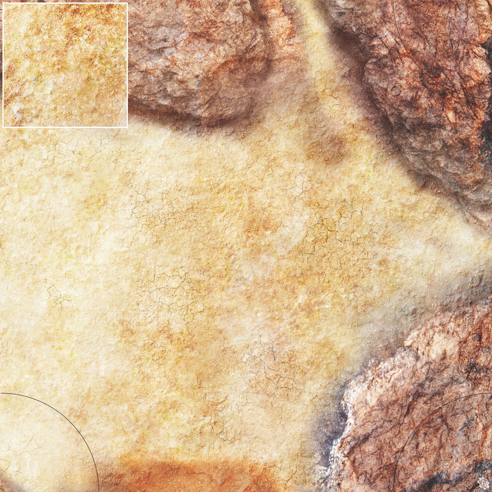 Mats by Mars: Desert Canyon Tabletop Wargaming Play Mat