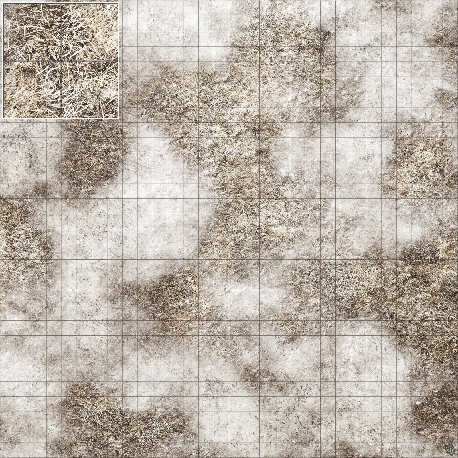 Mats by Mars: Sagebrush Steppes Tabletop Wargaming Play Mat