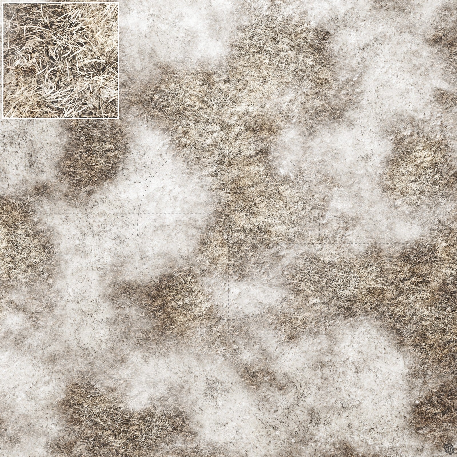 Mats by Mars: Sagebrush Steppes Tabletop Wargaming Play Mat