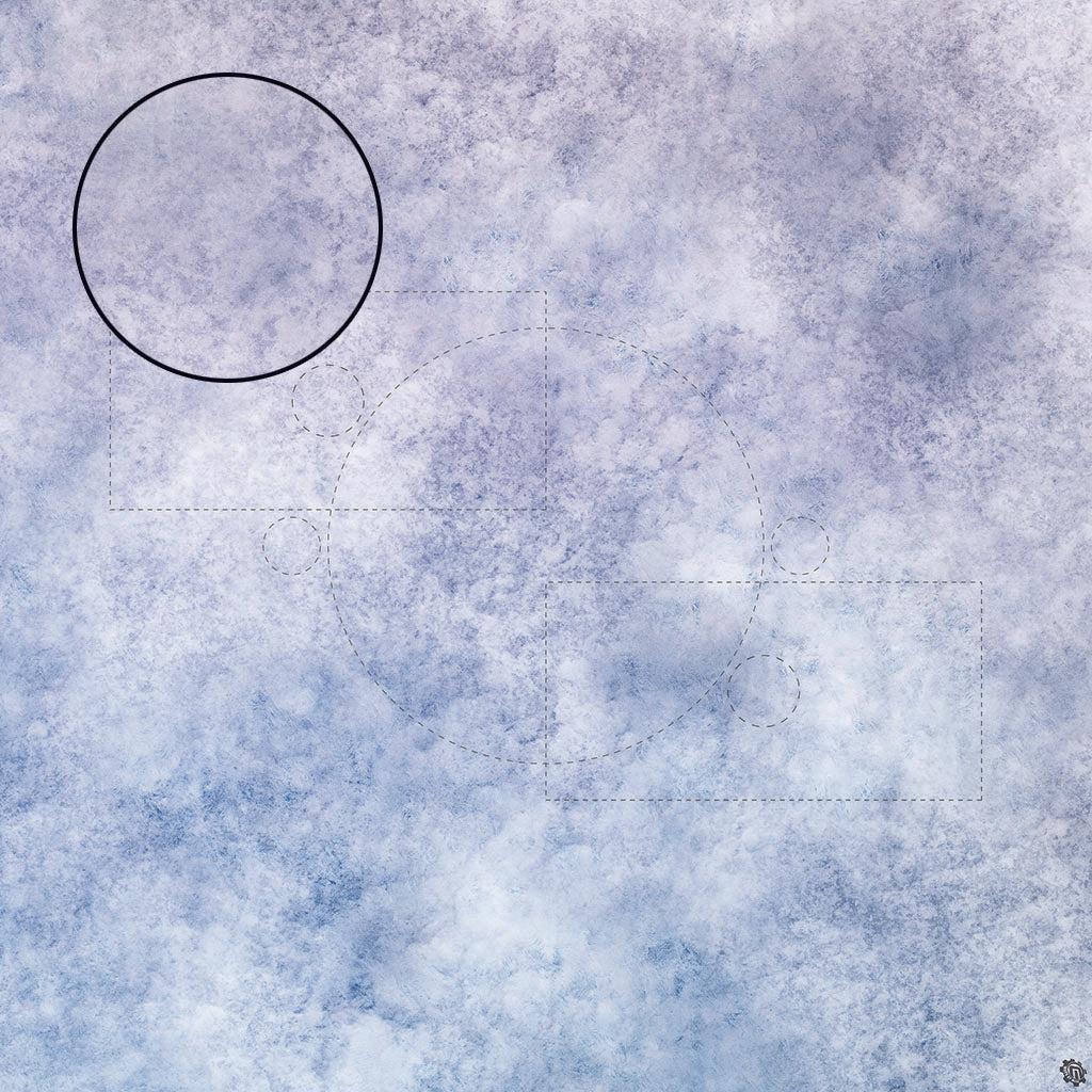 Mats by Mars: Glacial Plain Tabletop Wargaming Play Mat