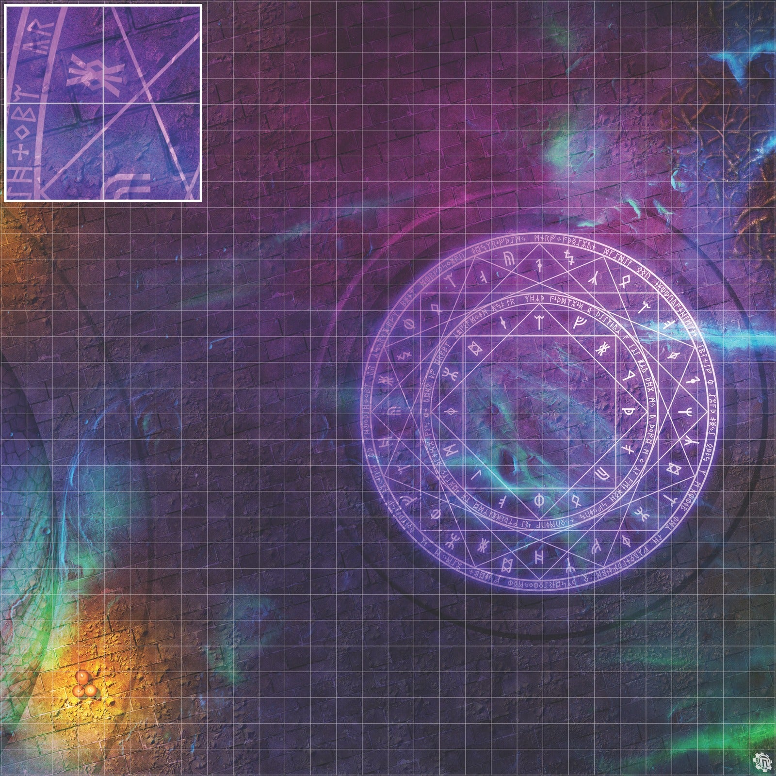 Mats by Mars: Witchlight Warding Wargaming Play Mat