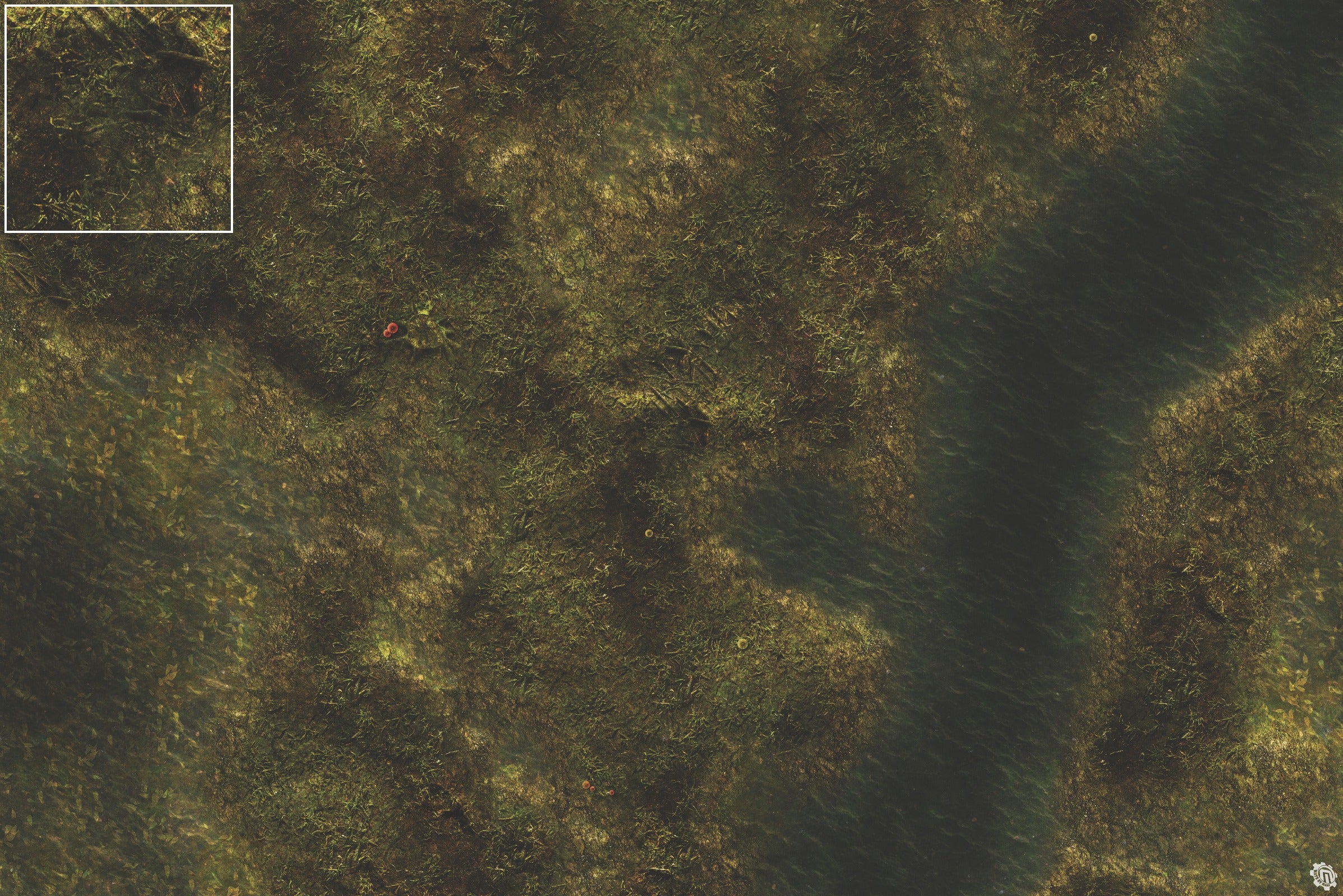 Mats by Mars: Swamplands Tabletop Wargaming Play Mat