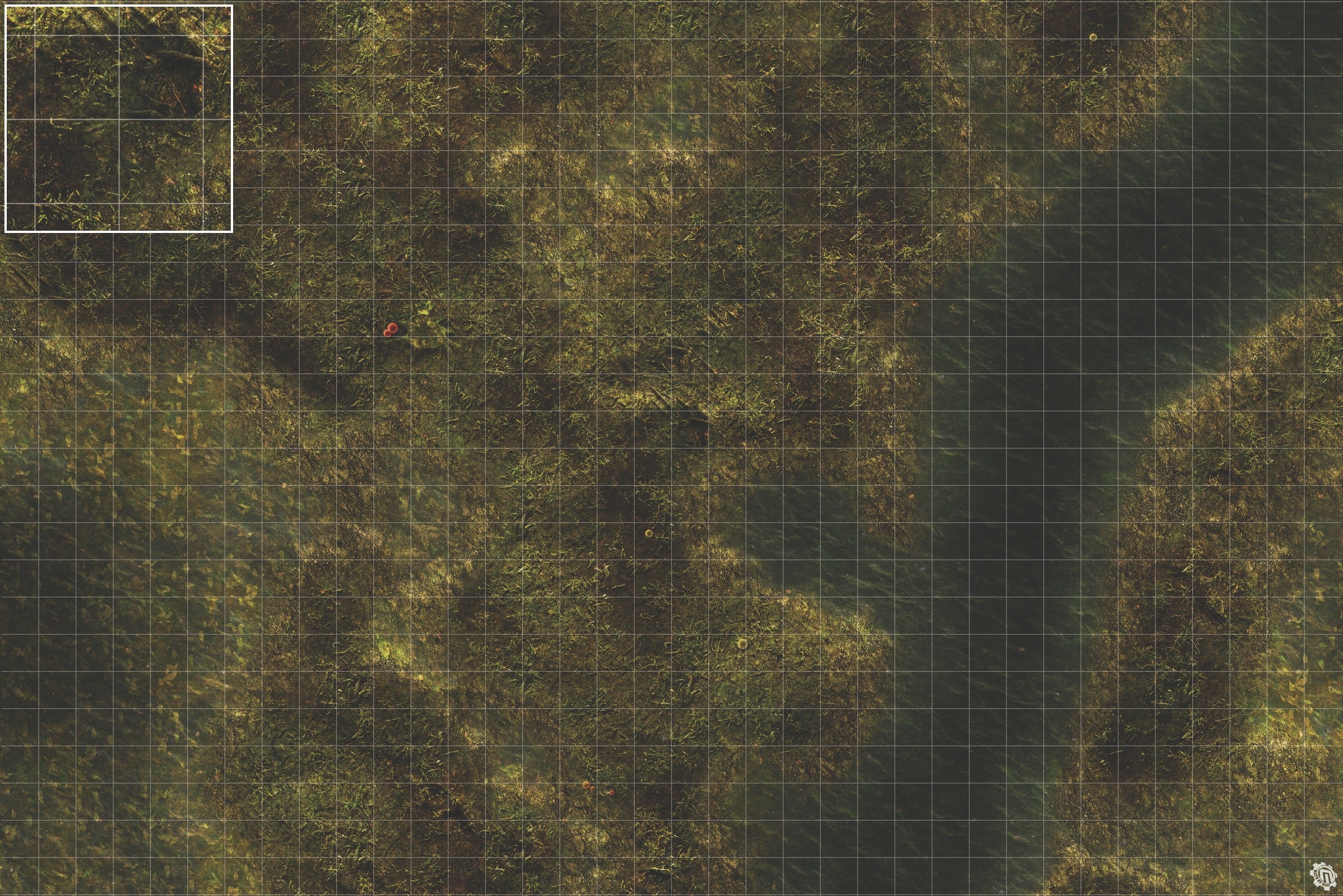 Mats by Mars: Swamplands Tabletop Wargaming Play Mat