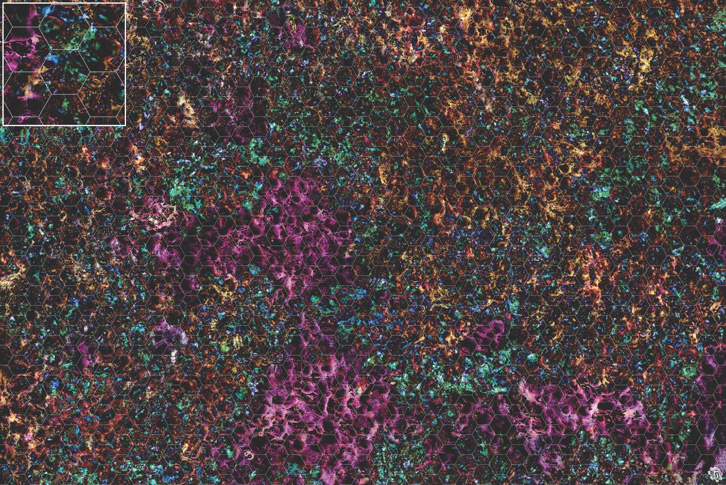 Mats by Mars: Mushroom Forest Tabletop Wargaming Play Mat