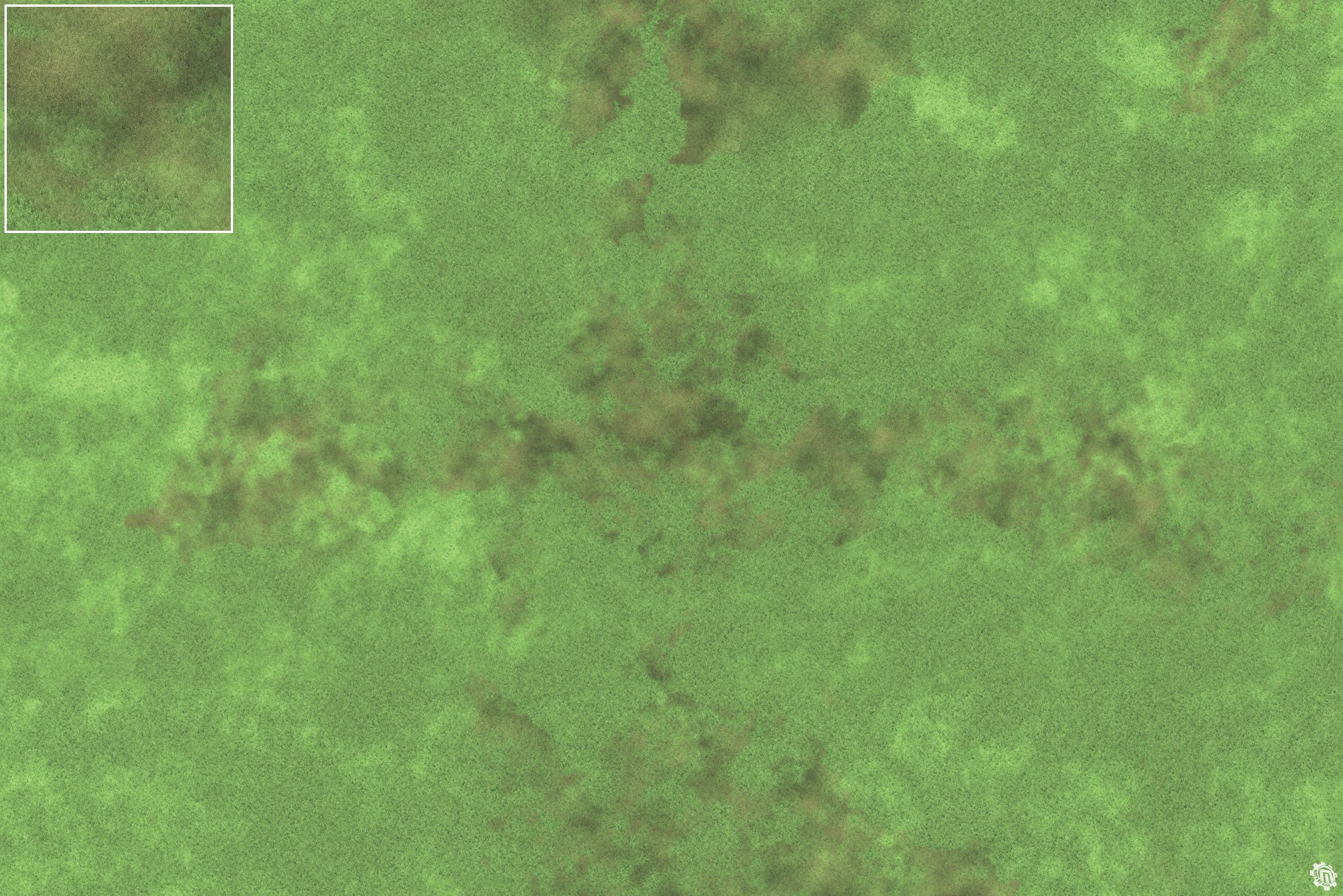 Mats by Mars: Verdant Fields Tabletop Wargaming Play Mat