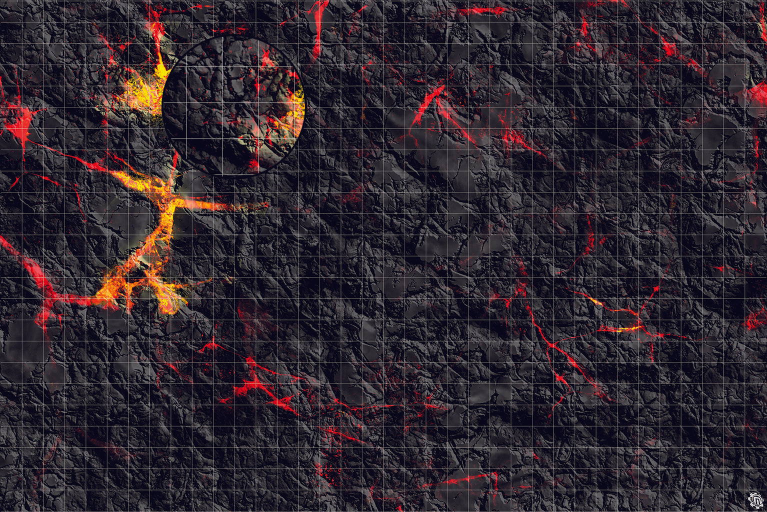 Mats by Mars: Molten Crust Tabletop Wargaming Play Mat