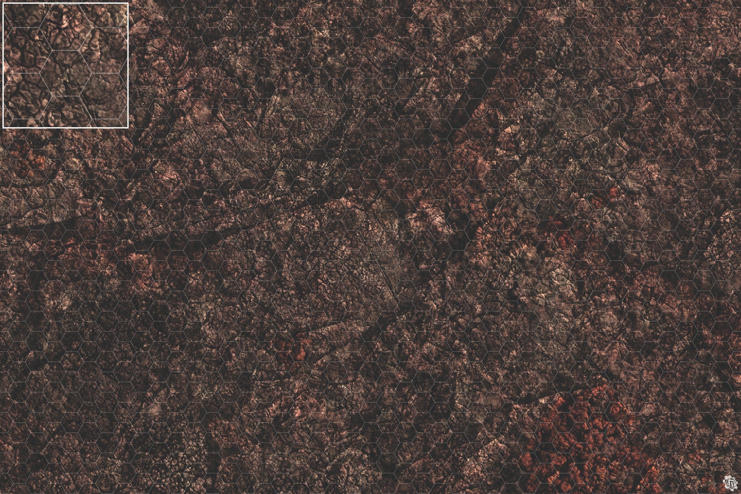 Mats by Mars: Shattered Soil Tabletop Wargaming Play Mat