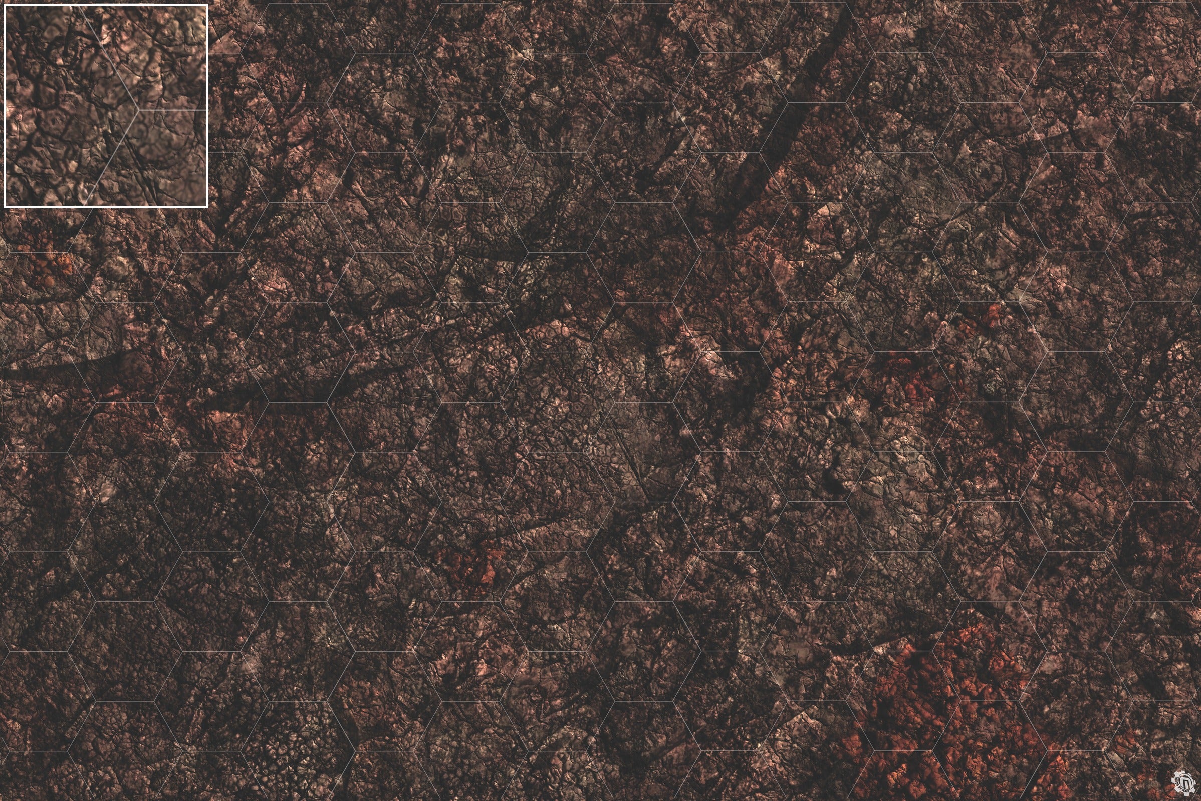 Mats by Mars: Shattered Soil Tabletop Wargaming Play Mat