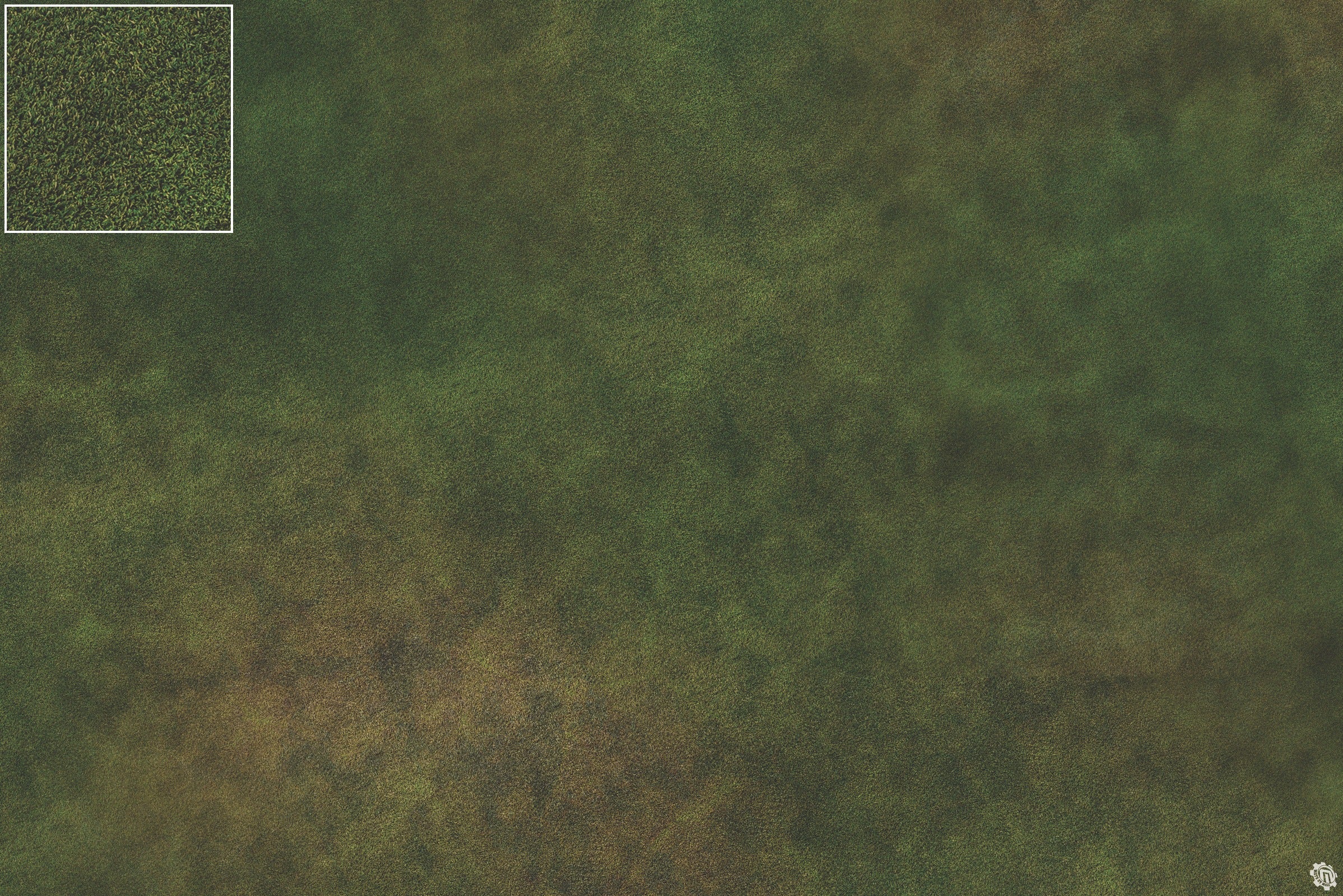 Mats by Mars: Green Meadow Tabletop Wargaming Play Mat