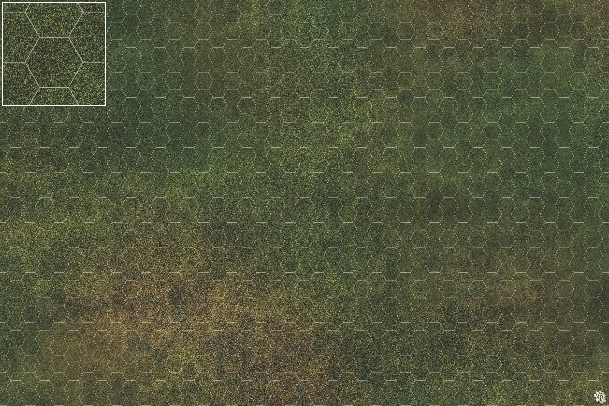 Mats by Mars: Green Meadow Tabletop Wargaming Play Mat