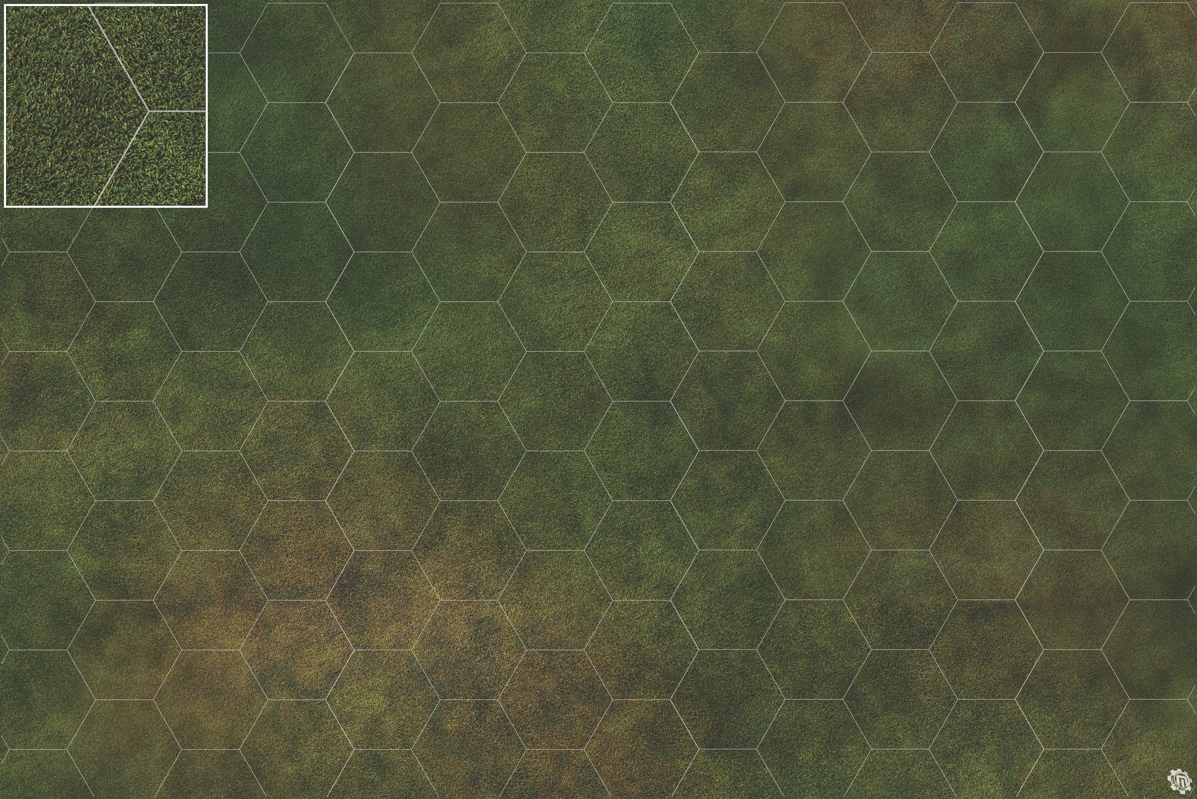 Mats by Mars: Green Meadow Tabletop Wargaming Play Mat