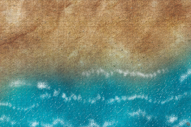 Mats by Mars: Treasure Beach Tabletop Wargaming Play Mat