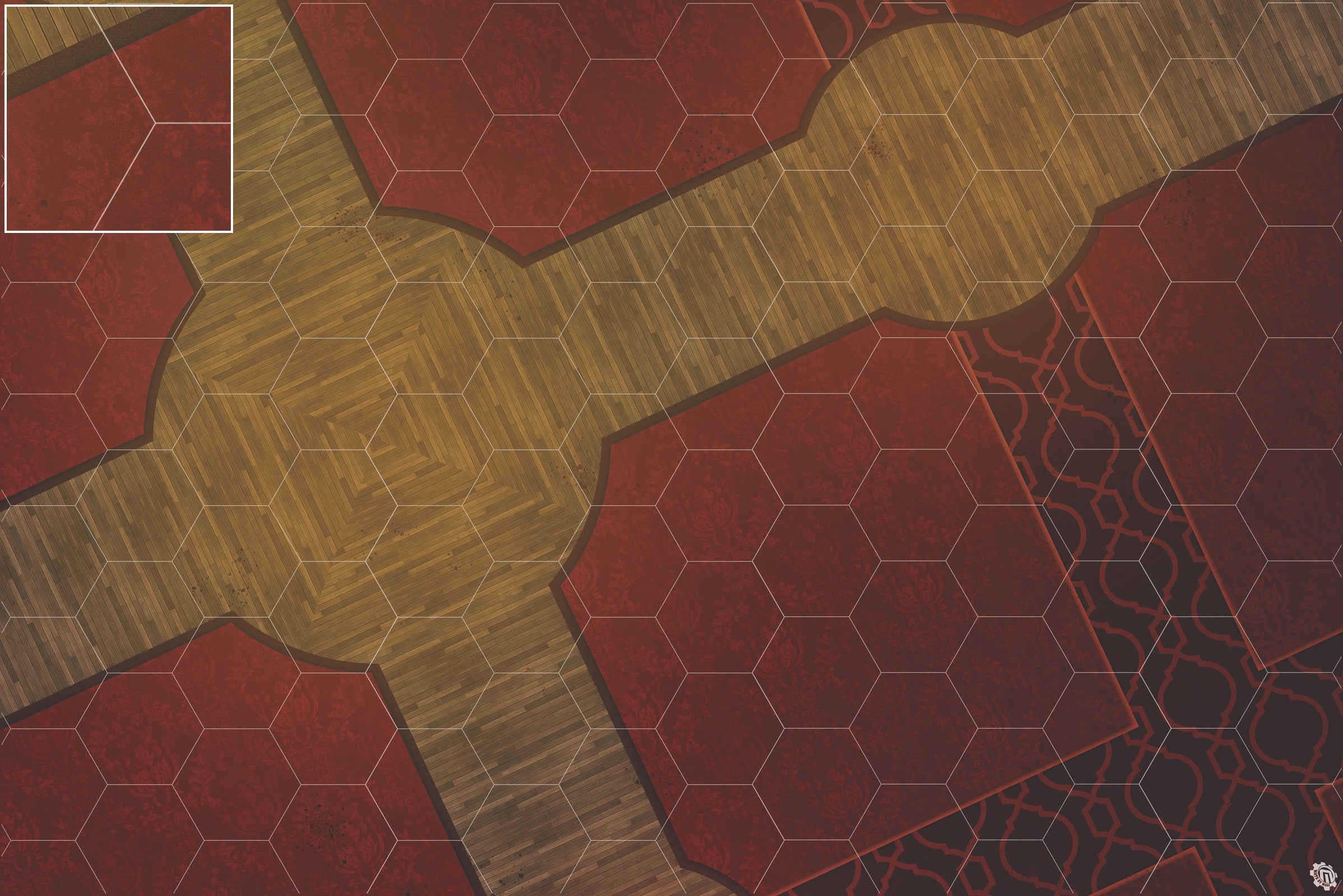 Mats by Mars: Casino Floor Tabletop Wargaming Play Mat