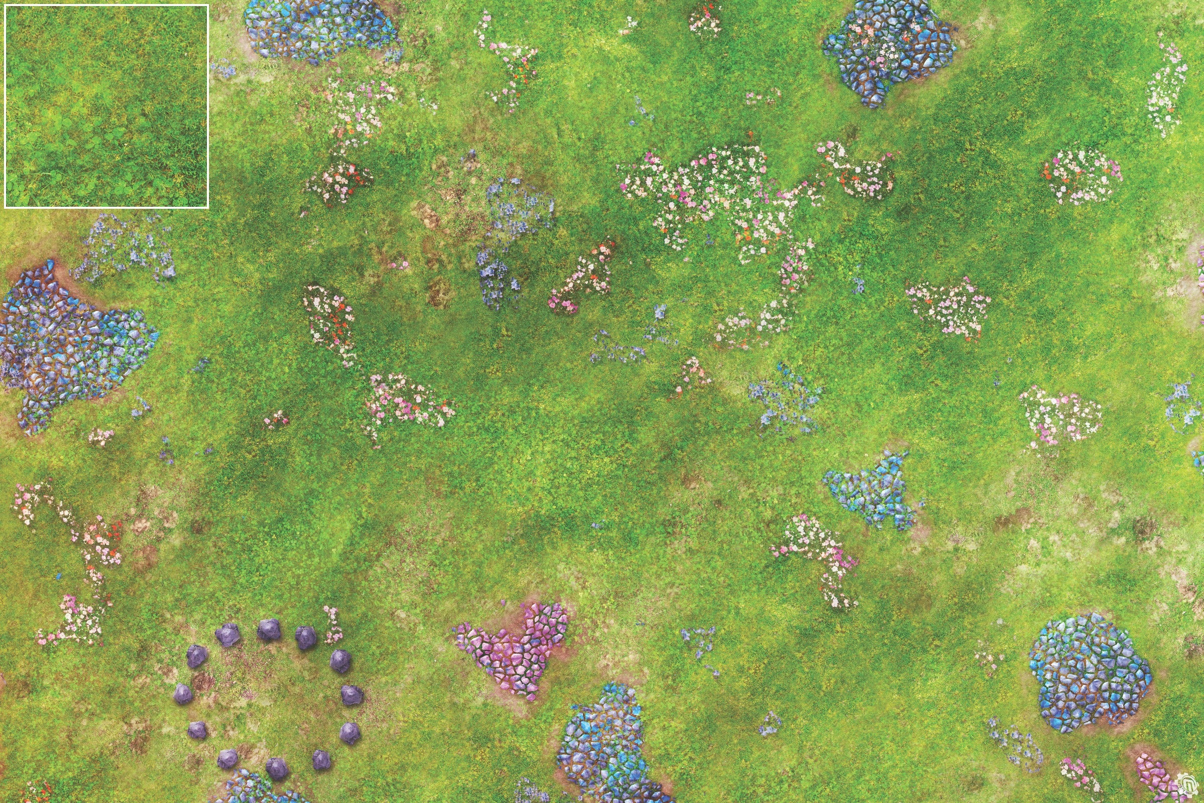 Mats by Mars: Faewild Fields Tabletop Wargaming Play Mat