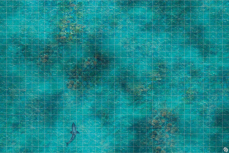 Mats by Mars: Coral Cove Tabletop Wargaming Play Mat