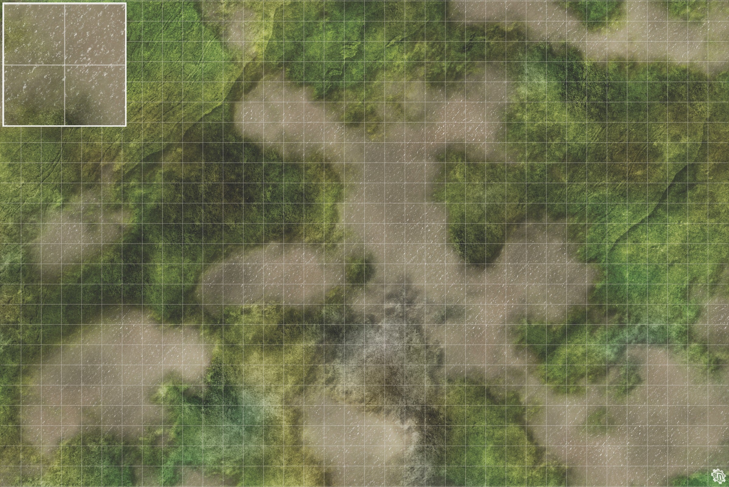 Mats by Mars: Bayou Country Tabletop Wargaming Play Mat