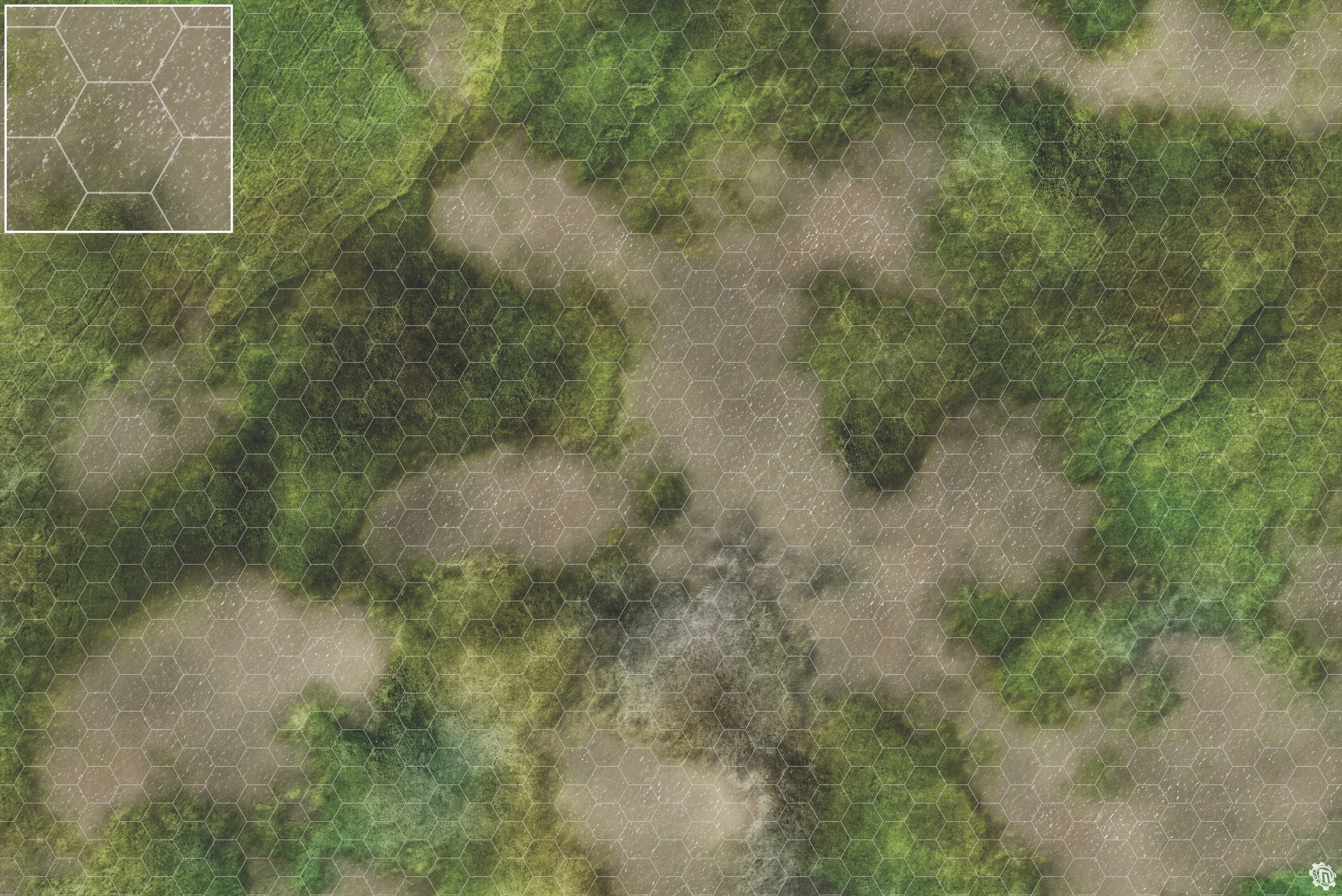 Mats by Mars: Bayou Country Tabletop Wargaming Play Mat