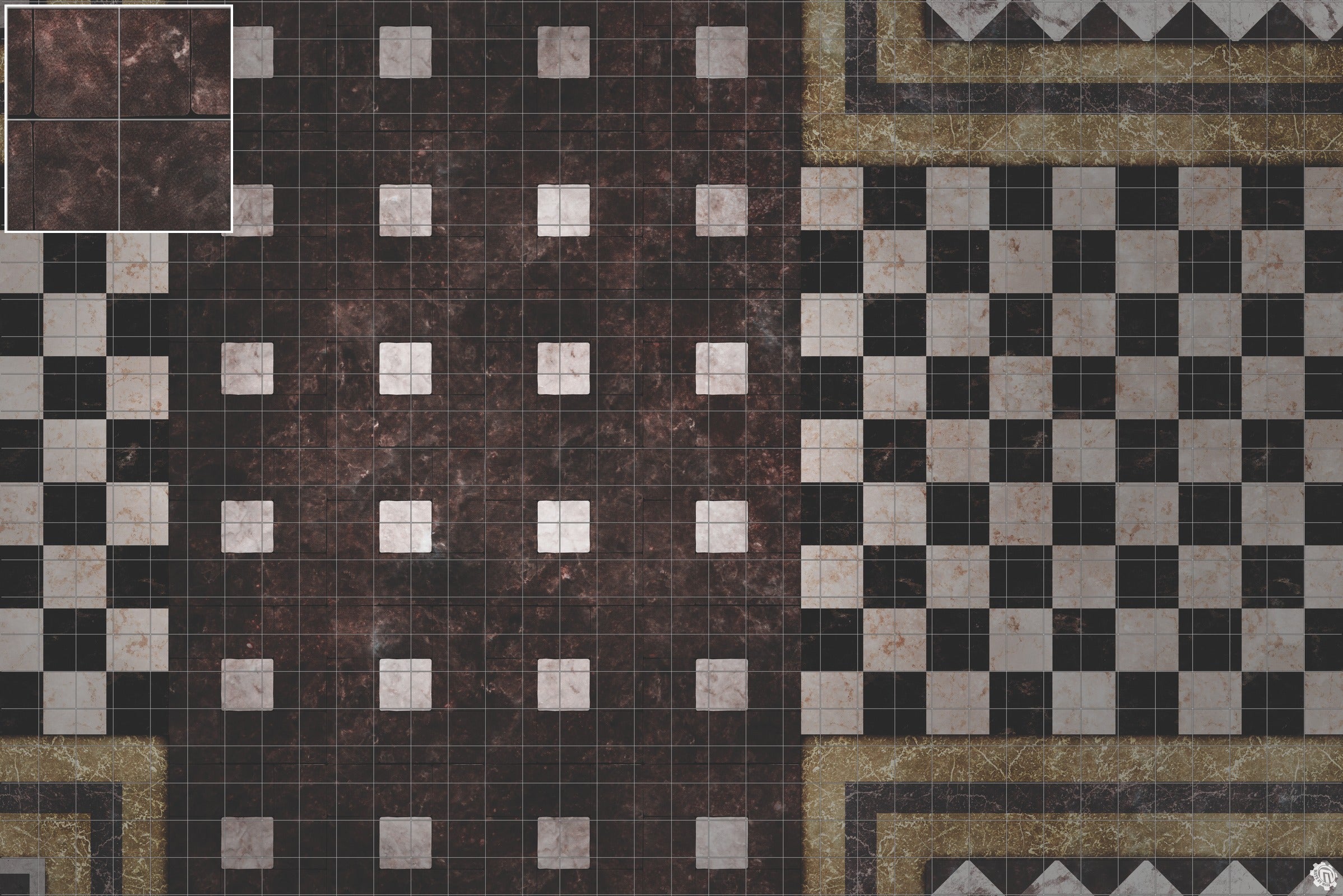 Mats by Mars: Manor Hall Tabletop Wargaming Play Mat