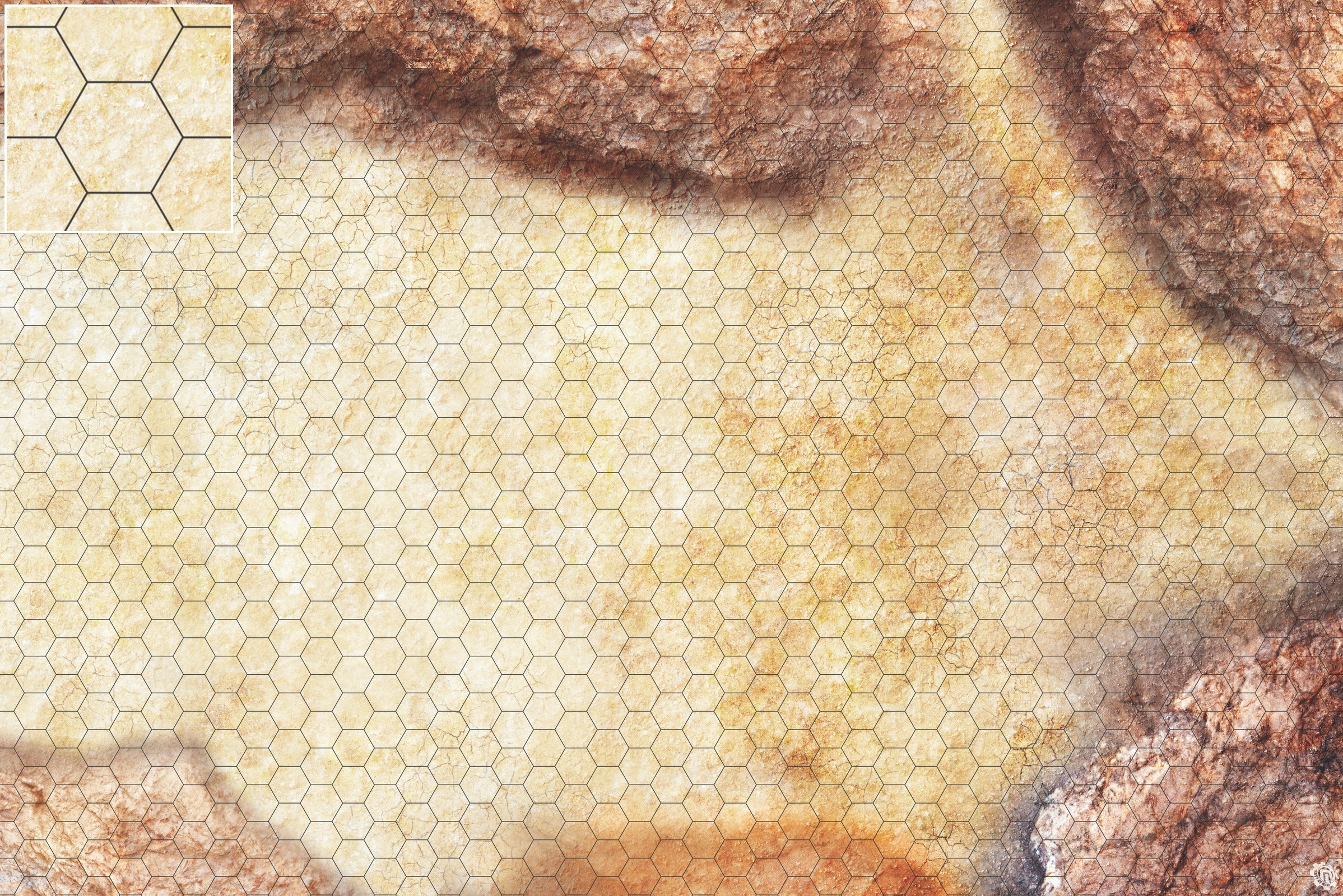 Mats by Mars: Desert Canyon Tabletop Wargaming Play Mat