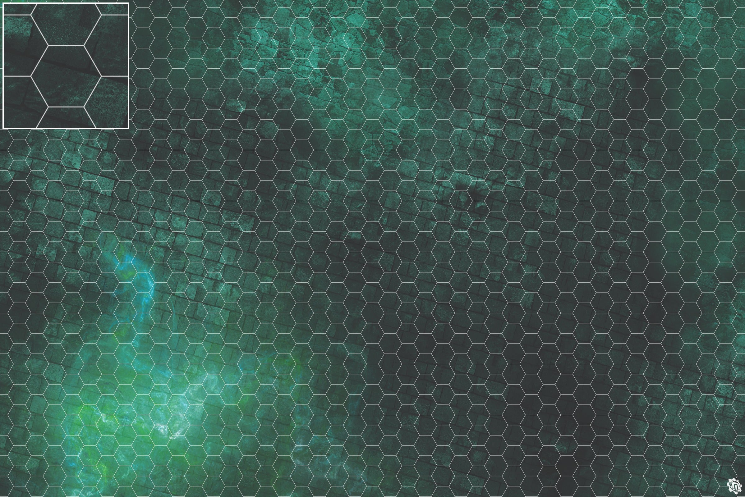 Mats by Mars: Noxious Sewer Tabletop Wargaming Play Mat