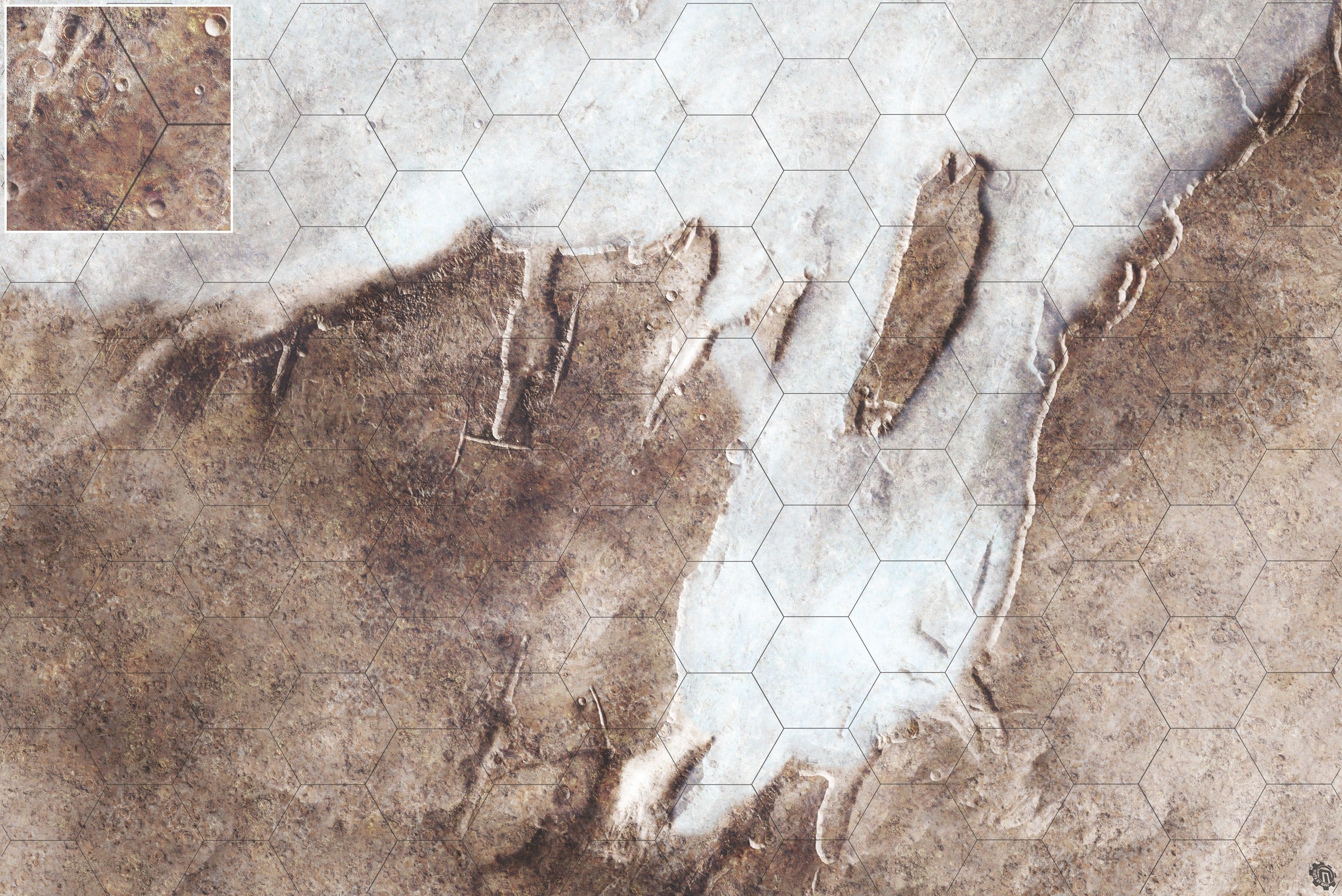 Mats by Mars: Bleached Bone Gulch Tabletop Wargaming Play Mat