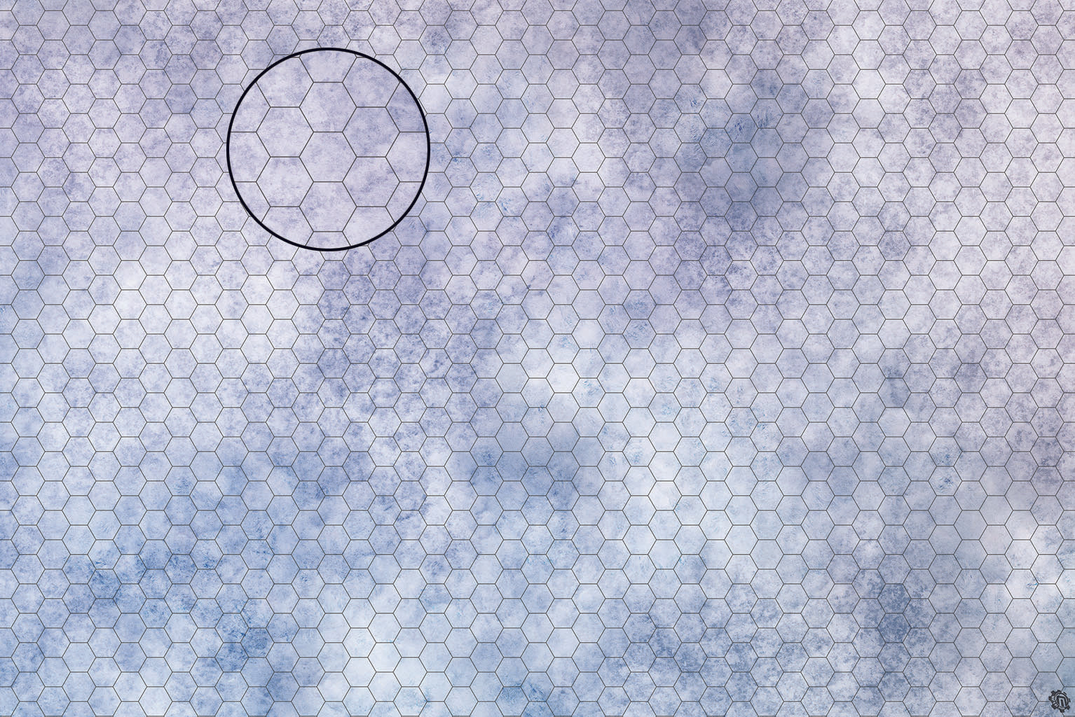 Mats by Mars: Glacial Plain Tabletop Wargaming Play Mat